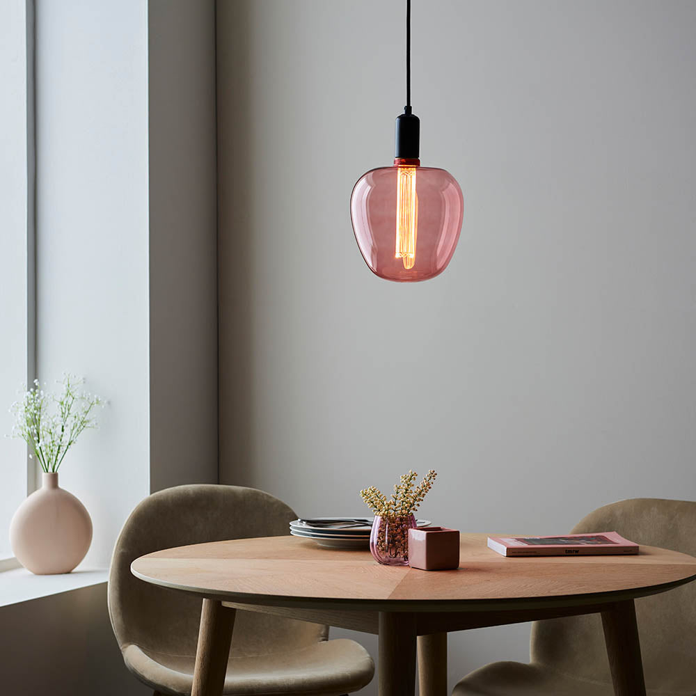 Endon Roves E27 LED 2.8W Anti Glare - 1800K - Non-Dimmable - Pink Tinted