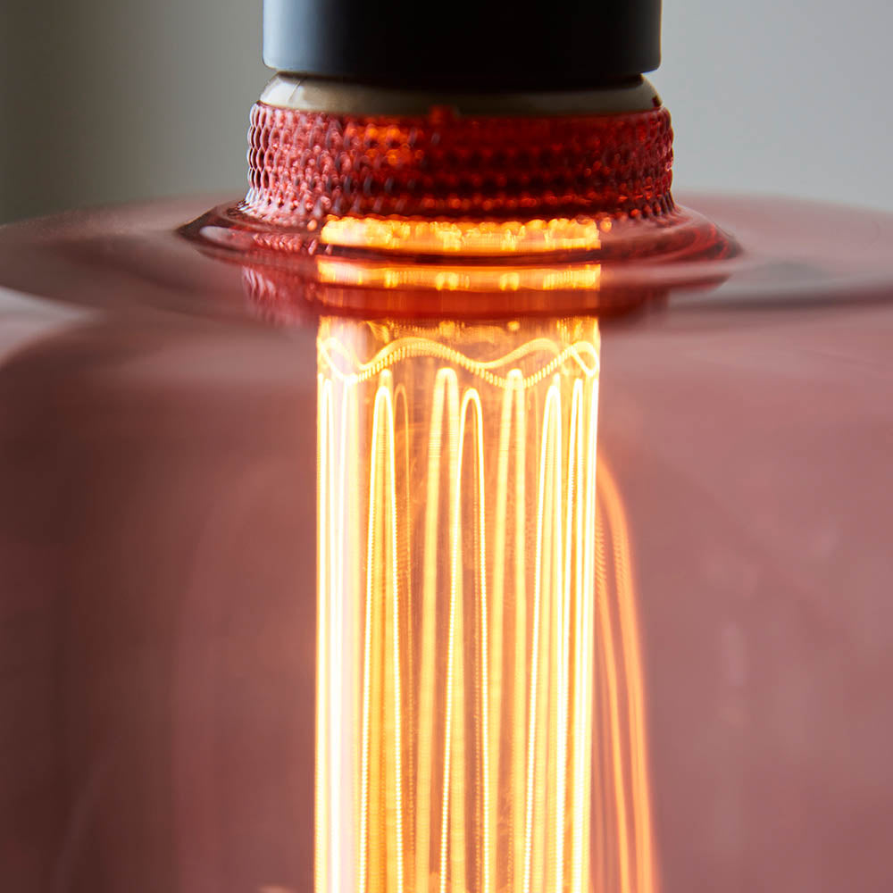 Endon Roves E27 LED 2.8W Anti Glare - 1800K - Non-Dimmable - Pink Tinted