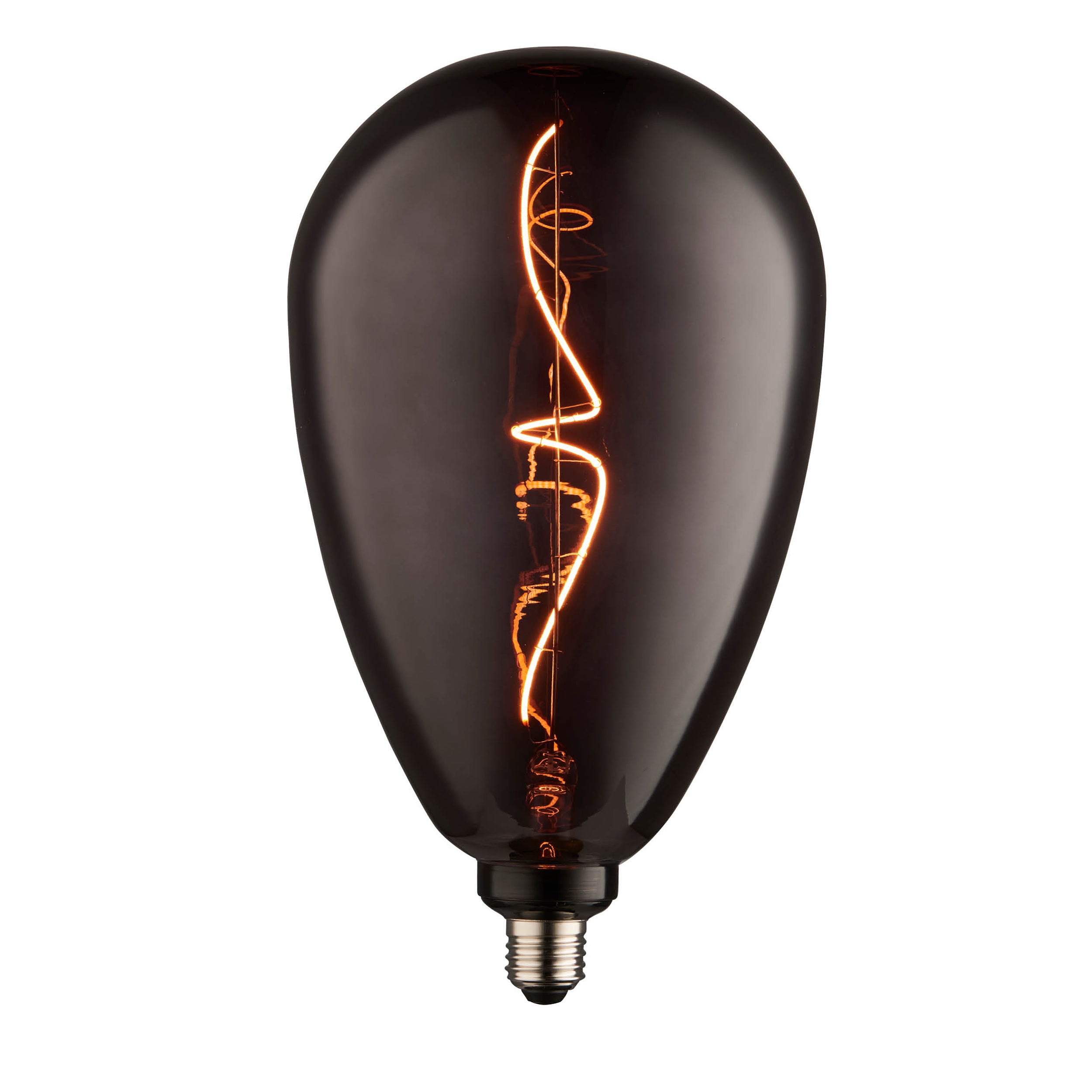 Endon Wisp E27 LED 4W Filament Bulb - 1800K - Non-Dimmable - Smoked Glass