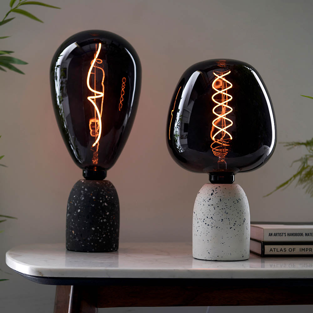 Endon Wisp E27 LED 4W Filament Bulb - 1800K - Non-Dimmable - Smoked Glass
