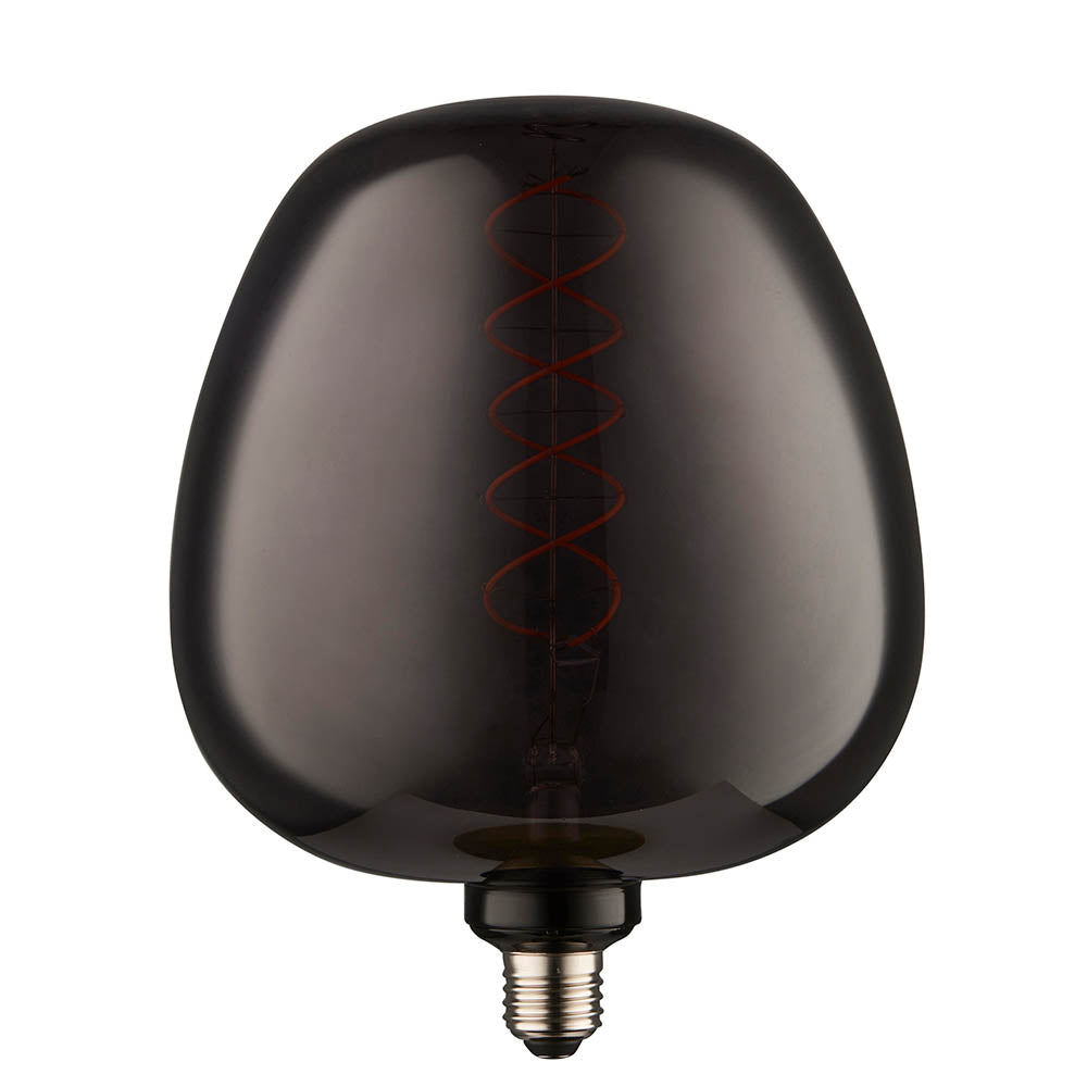 Endon Helix E27 LED 4W Filament Bulb - 1800K - Non-Dimmable - Smoked Glass