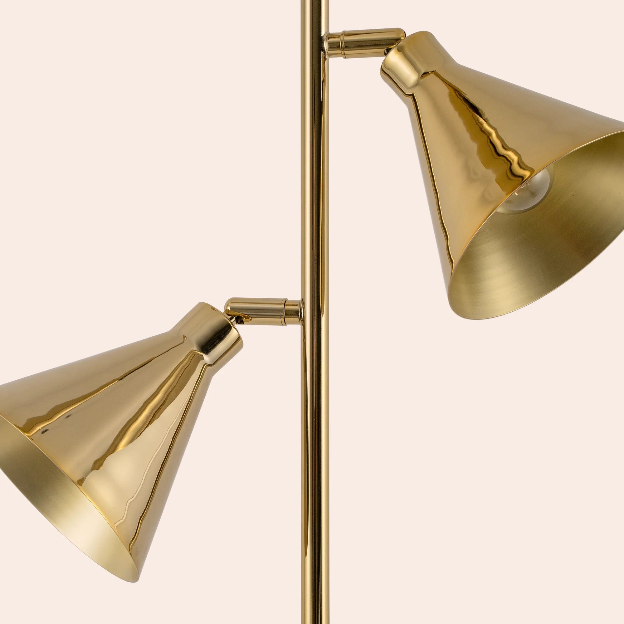 houseof. Cone Floor Lamp - Brass
