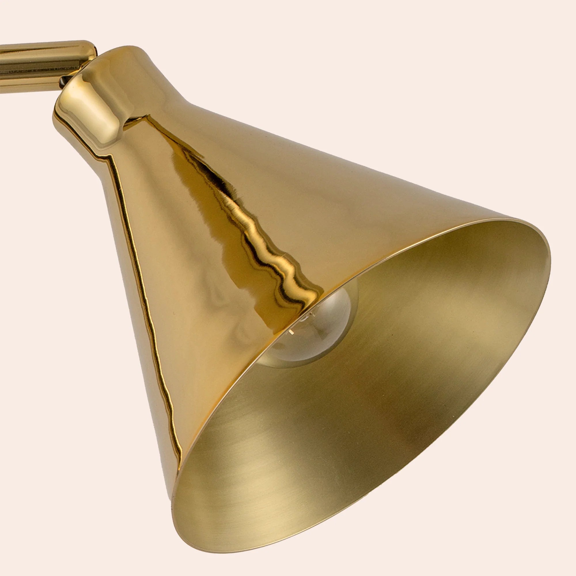 houseof. Cone Floor Lamp - Brass