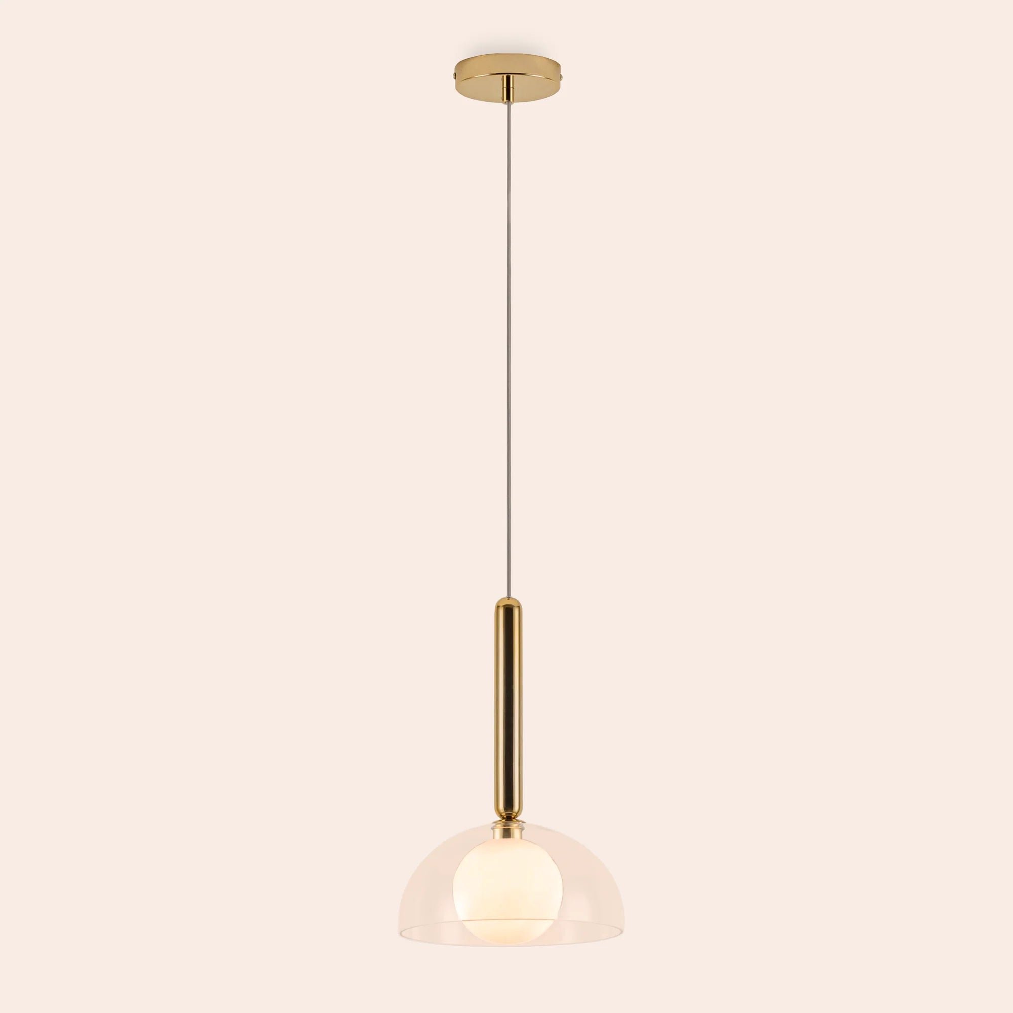 houseof. Dome Ceiling Light - Clear Glass