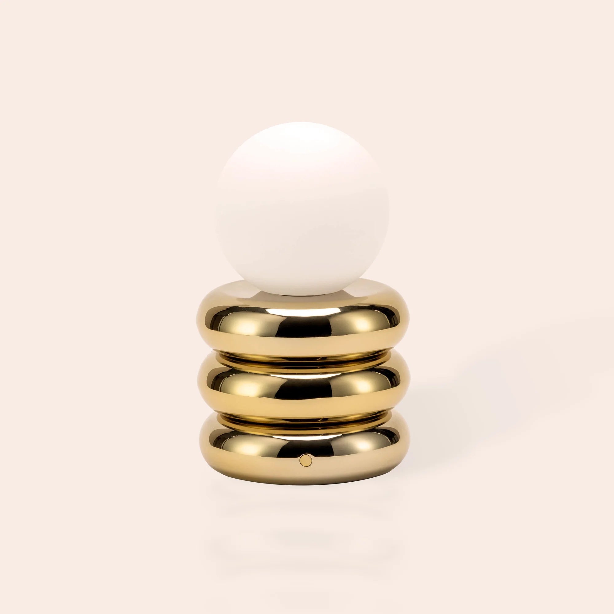 houseof. Tube 'Glow Worm' Rechargeable Table Lamp - Brass