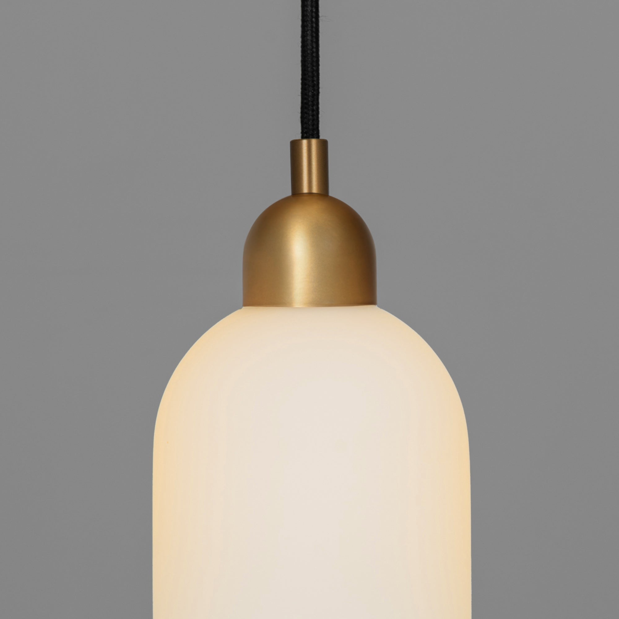 Schwung Odyssey Cluster 9 Light Chandelier - Opal Mat Glass