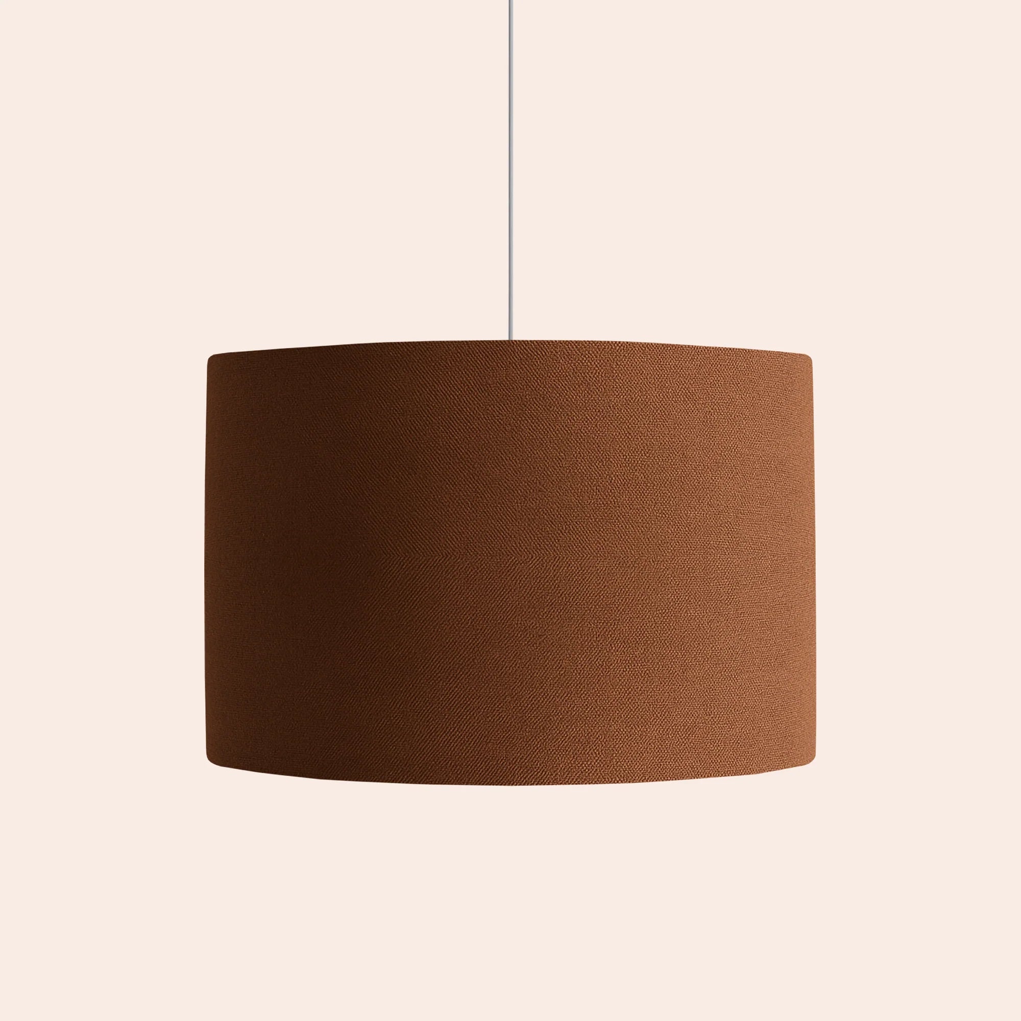 houseof. Checkered Drum Shade - Bark