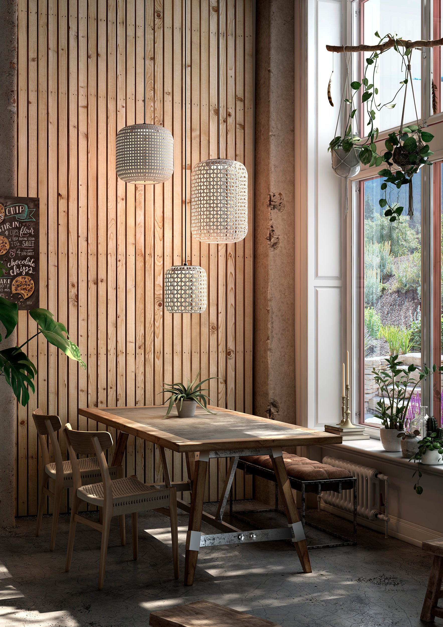 Bover Nans S/31.2 XL Outdoor Pendant