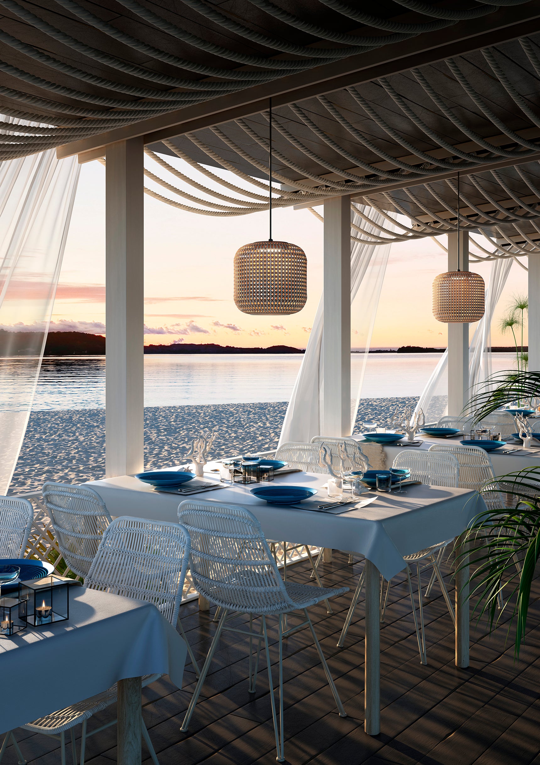 Bover Nans S/31 Large Outdoor Pendant