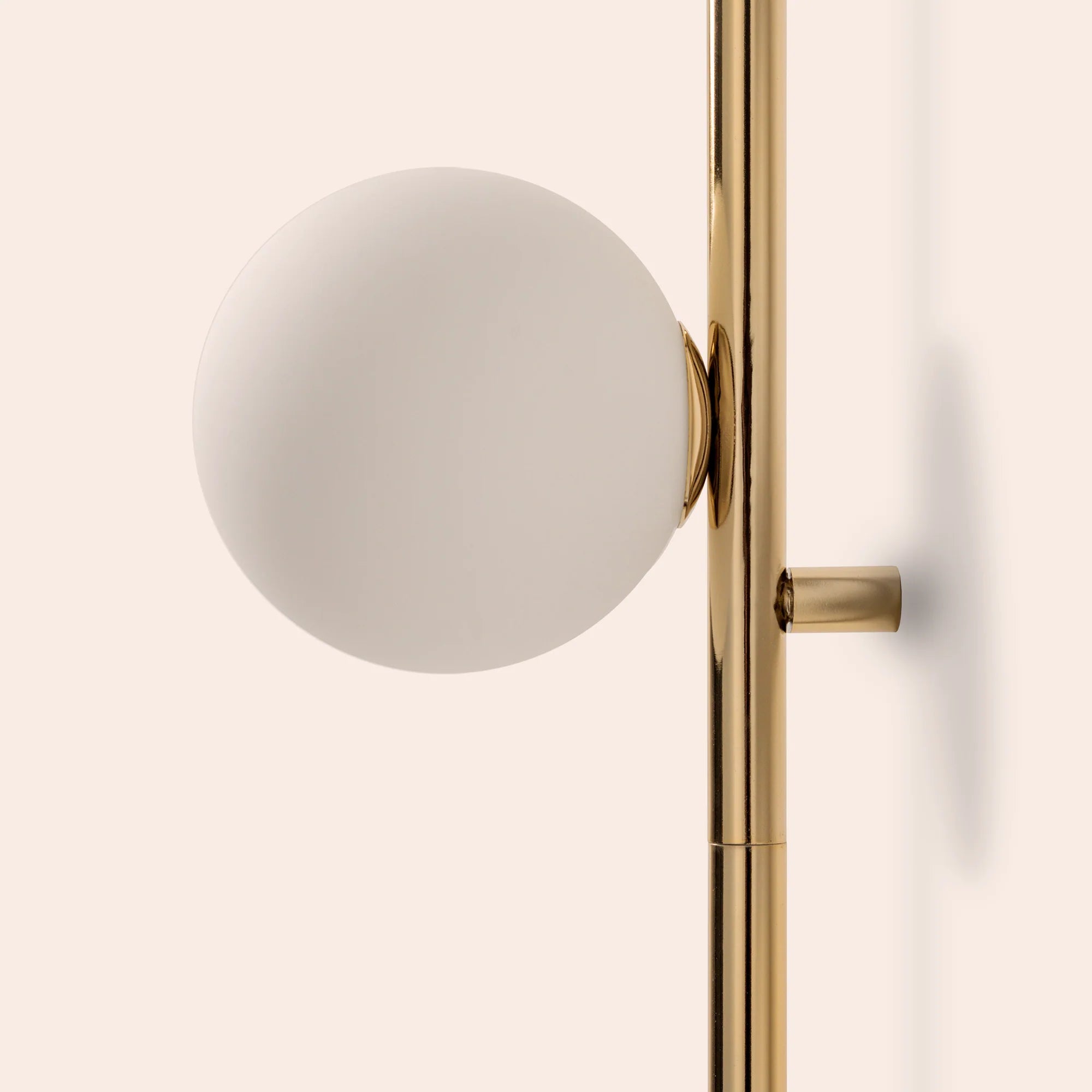 houseof. Bar Opal Ball Wall Light - Brass