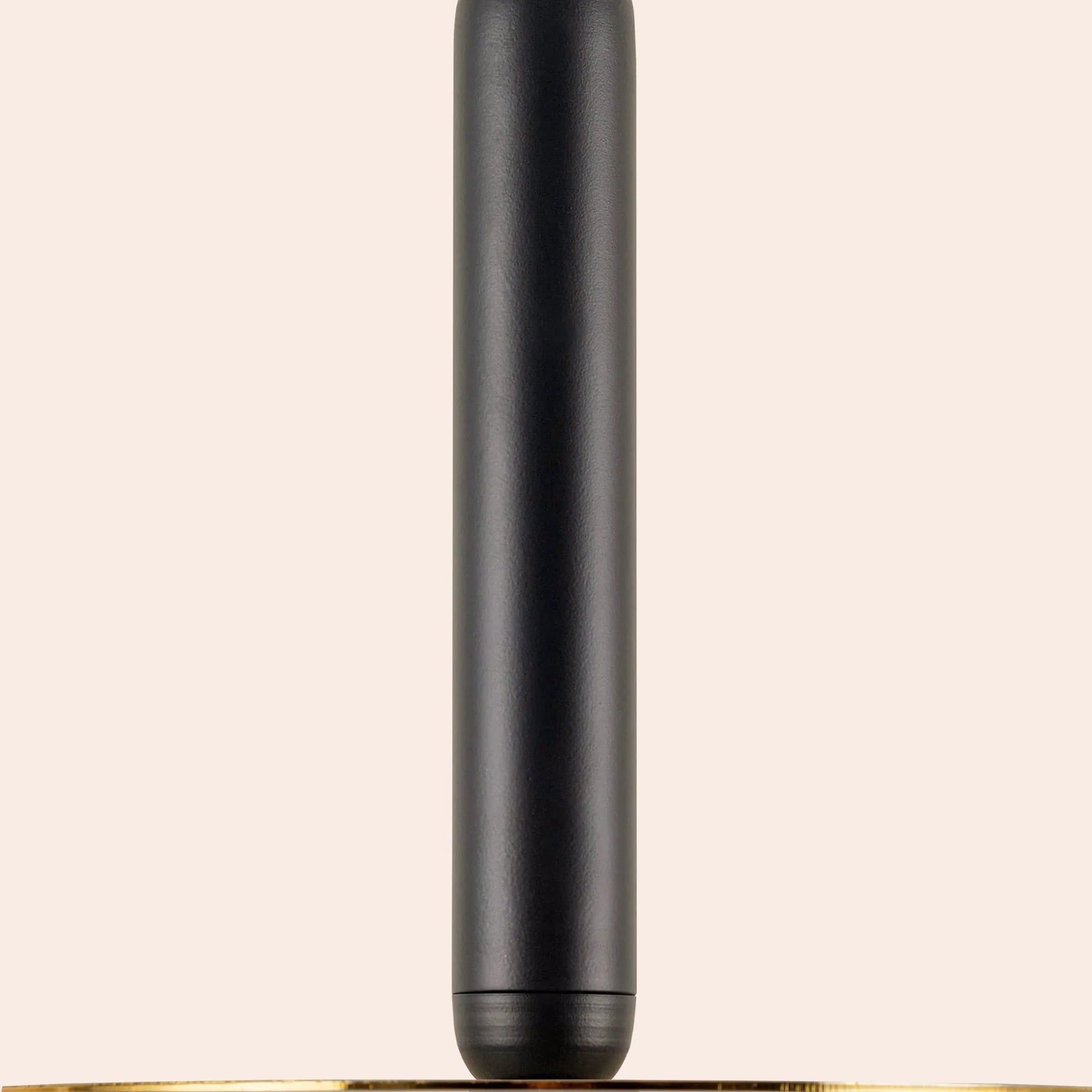 houseof. Plate Pendant Ceiling Light - Charcoal & Brass