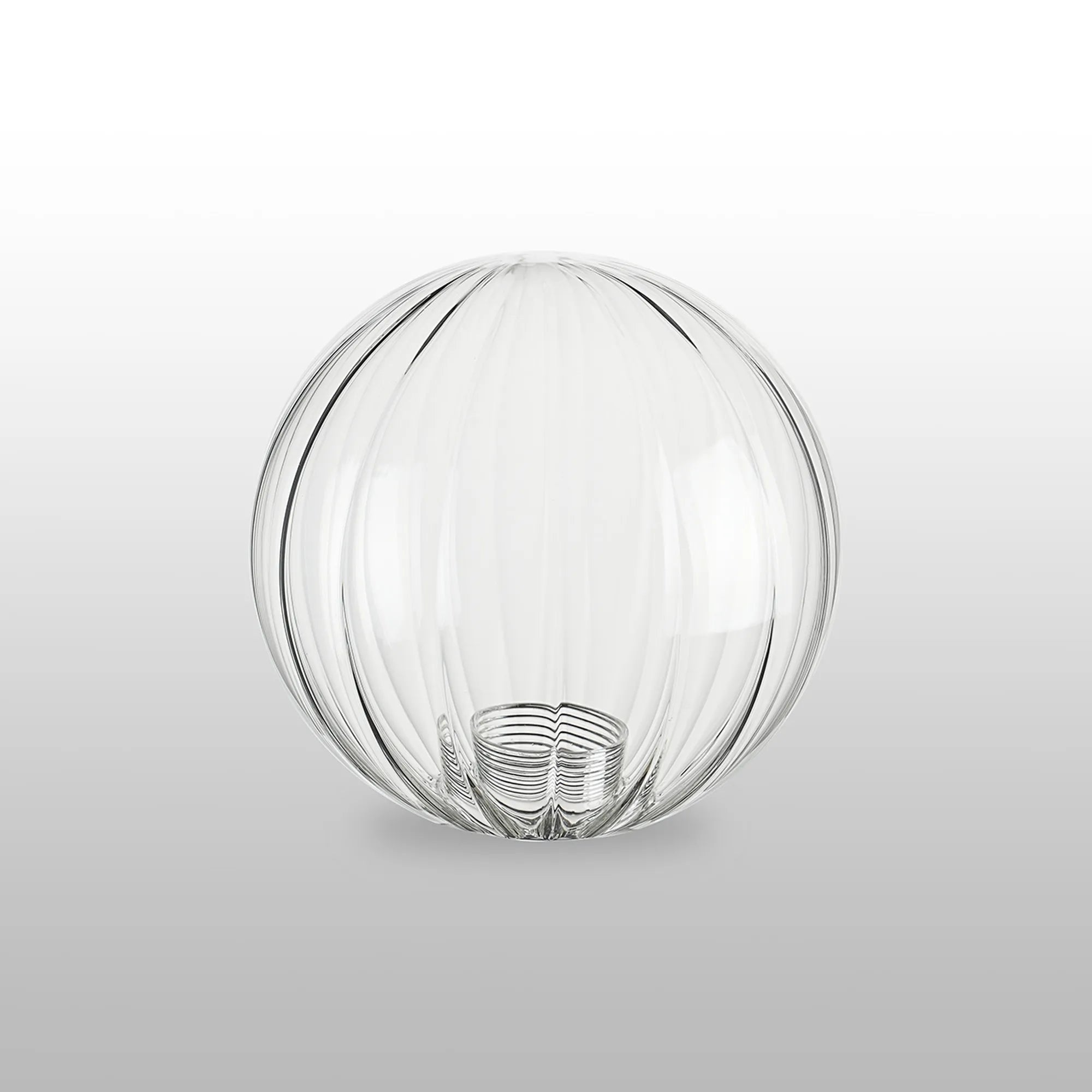 Sycamore 15cm Round Segment Glass Shade - Clear