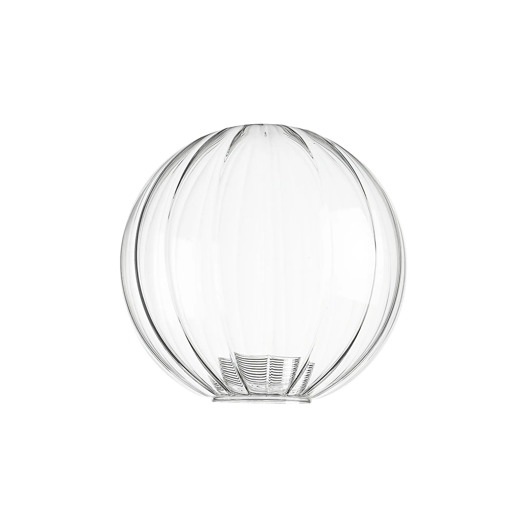 Sycamore 15cm Round Segment Glass Shade - Clear