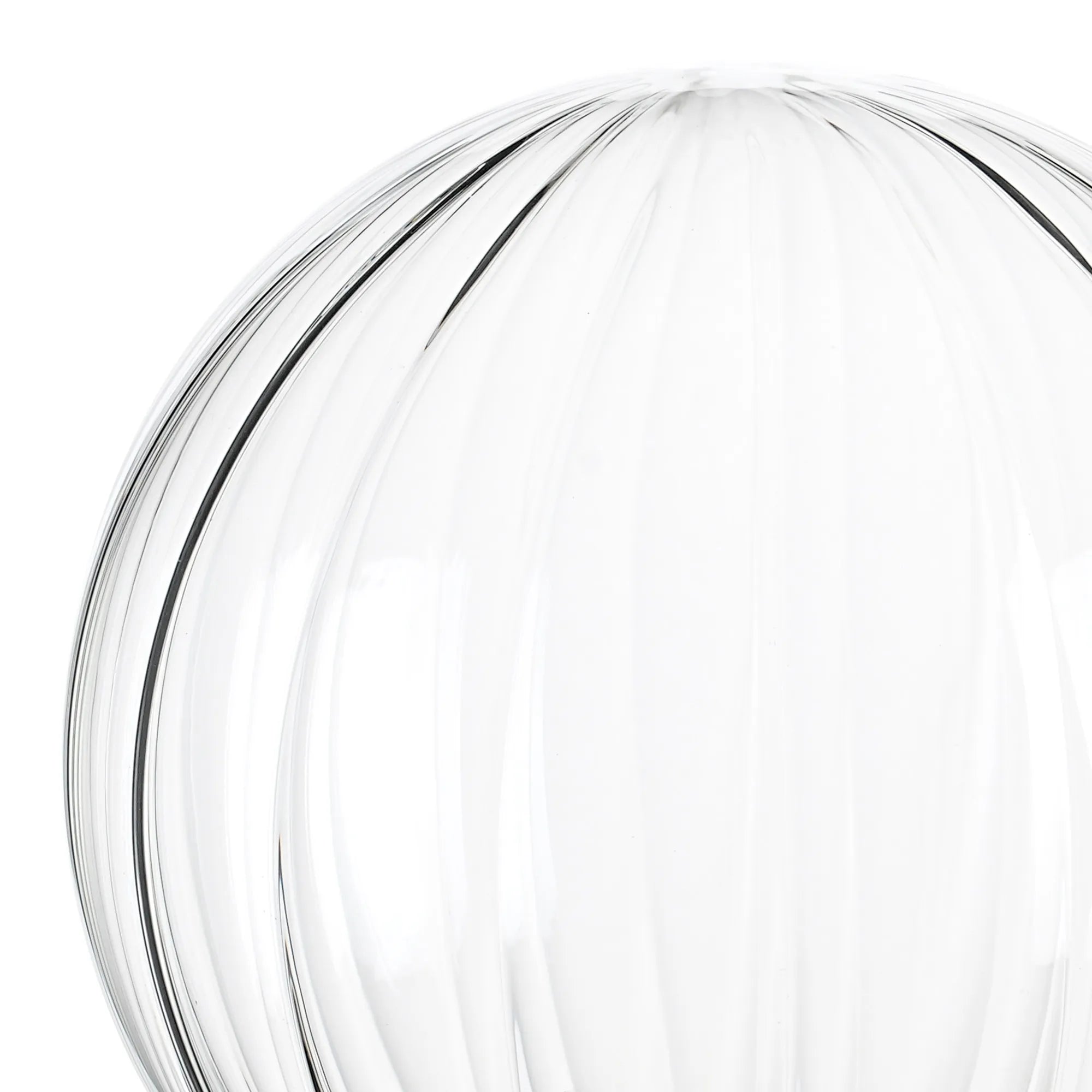 Sycamore 15cm Round Segment Glass Shade - Clear