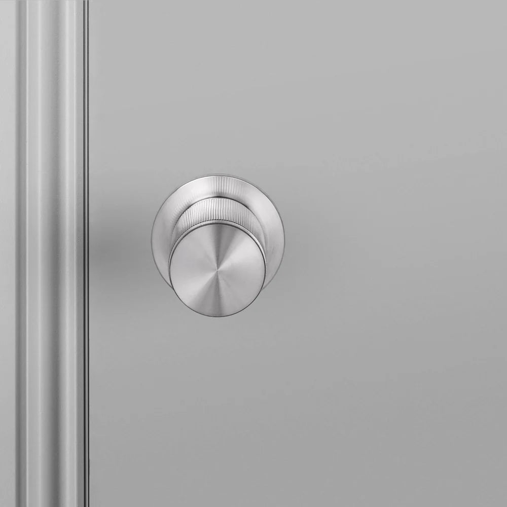 Buster + Punch Door Knob Set - Linear Knurl
