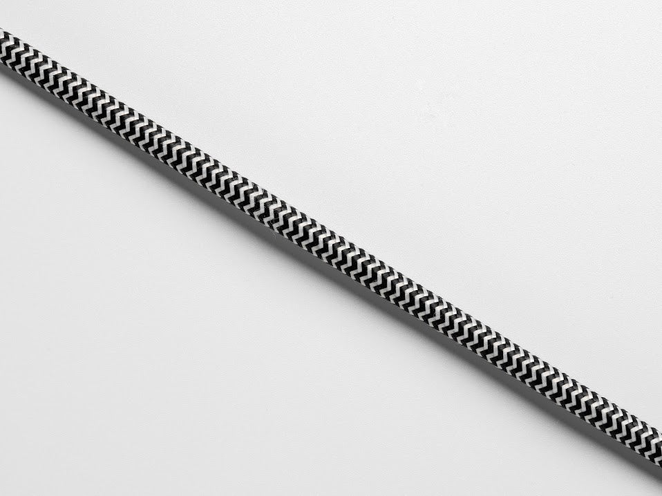 houseof. Extension Lead - Black Fabric Cable