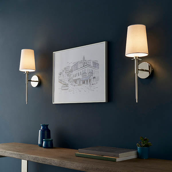 Utopia The Classic Wall Light - Bright Nickel