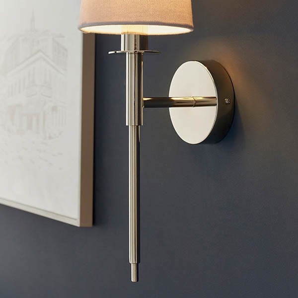 Utopia The Classic Wall Light - Bright Nickel