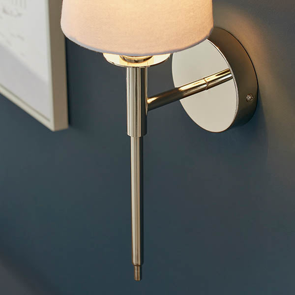 Utopia The Classic Wall Light - Bright Nickel