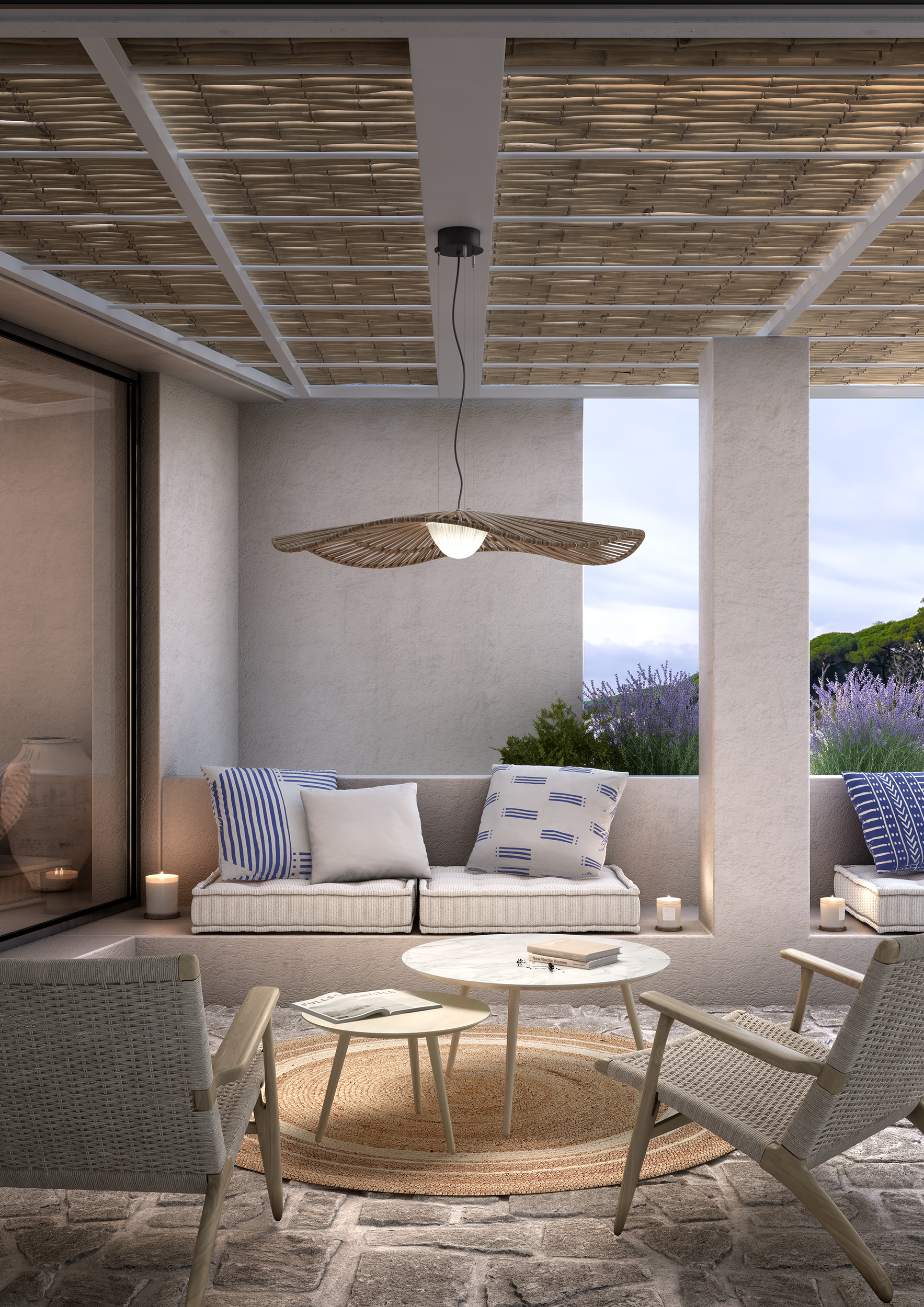Bover Mediterránia S/105 Outdoor Pendant