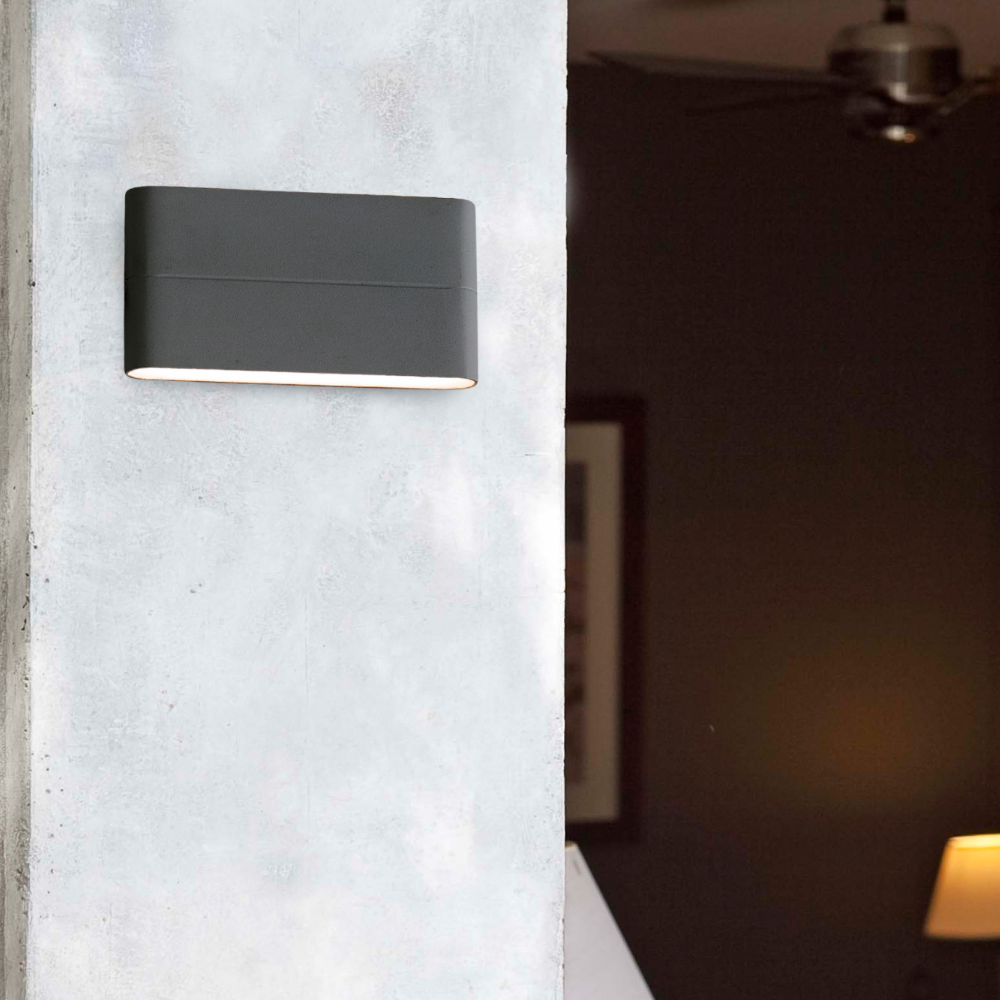 Faro Aday 175 Wall Lamp - Dark Grey