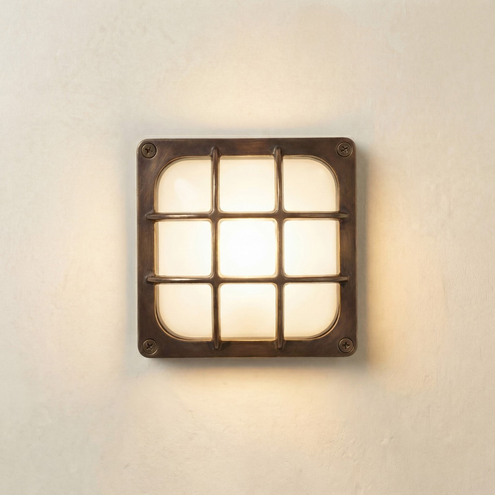 Navigator Francis Wall Light - Antique Brass