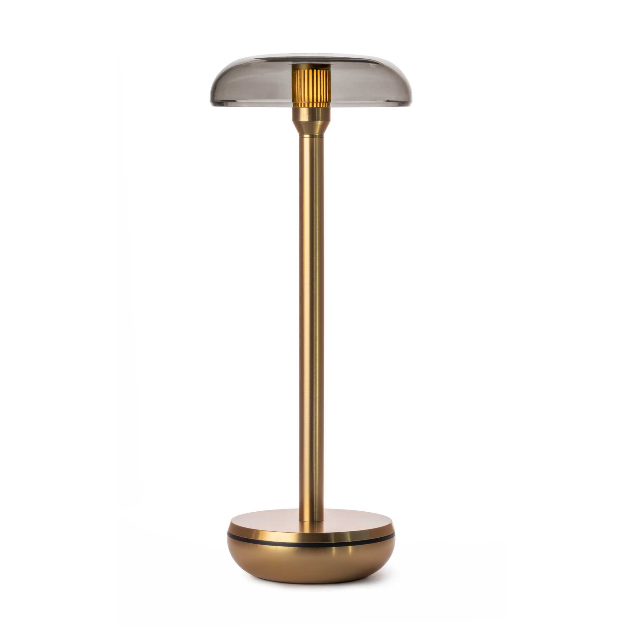 Humble Air Table Light - Gold & Smoked Glass
