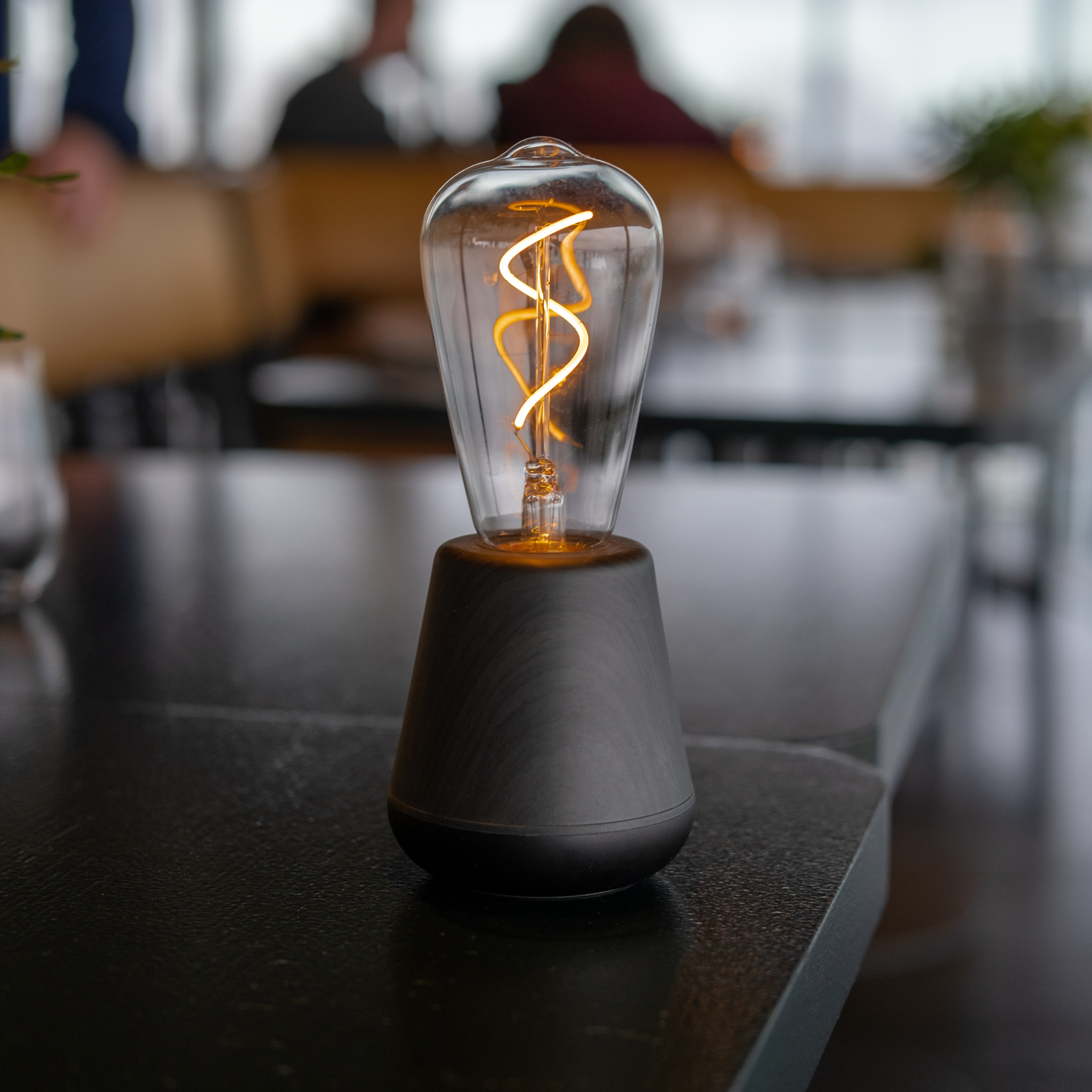 Humble One IP65 Table Light - Black Wood