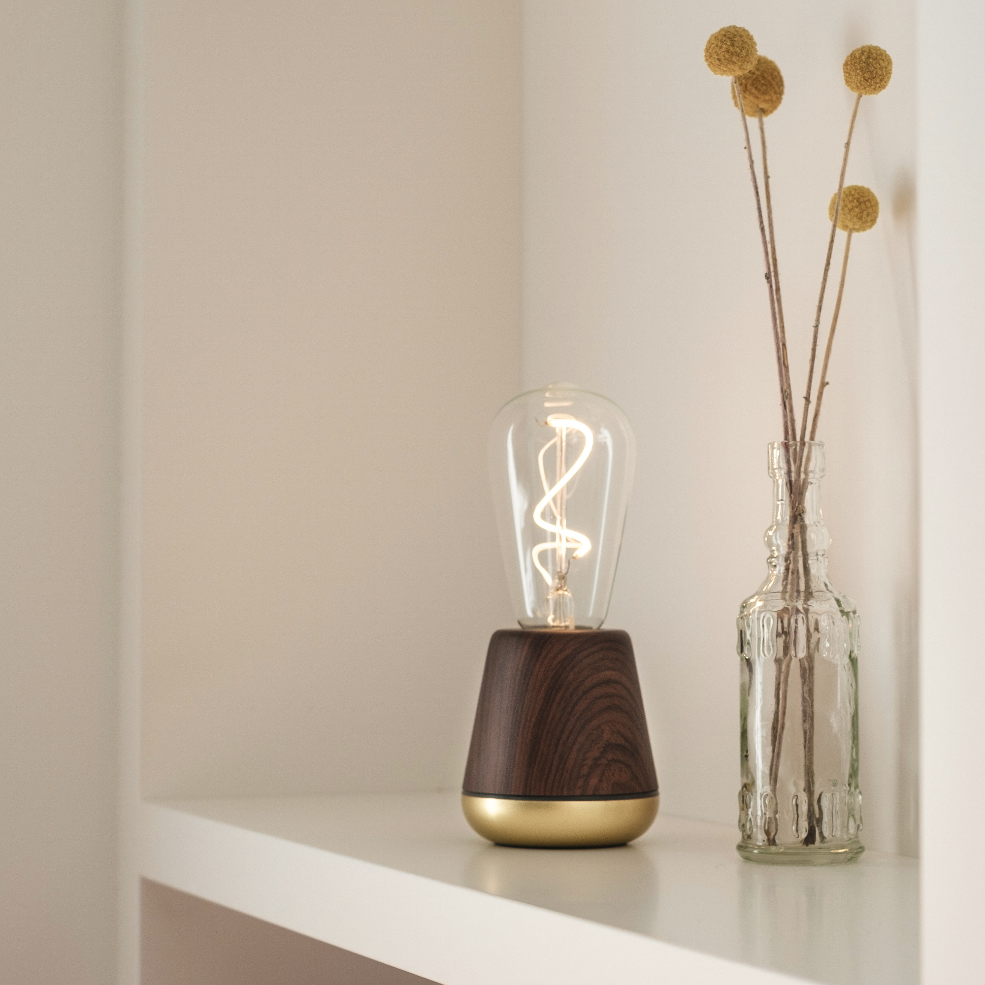 Humble One IP65 Table Light - Walnut