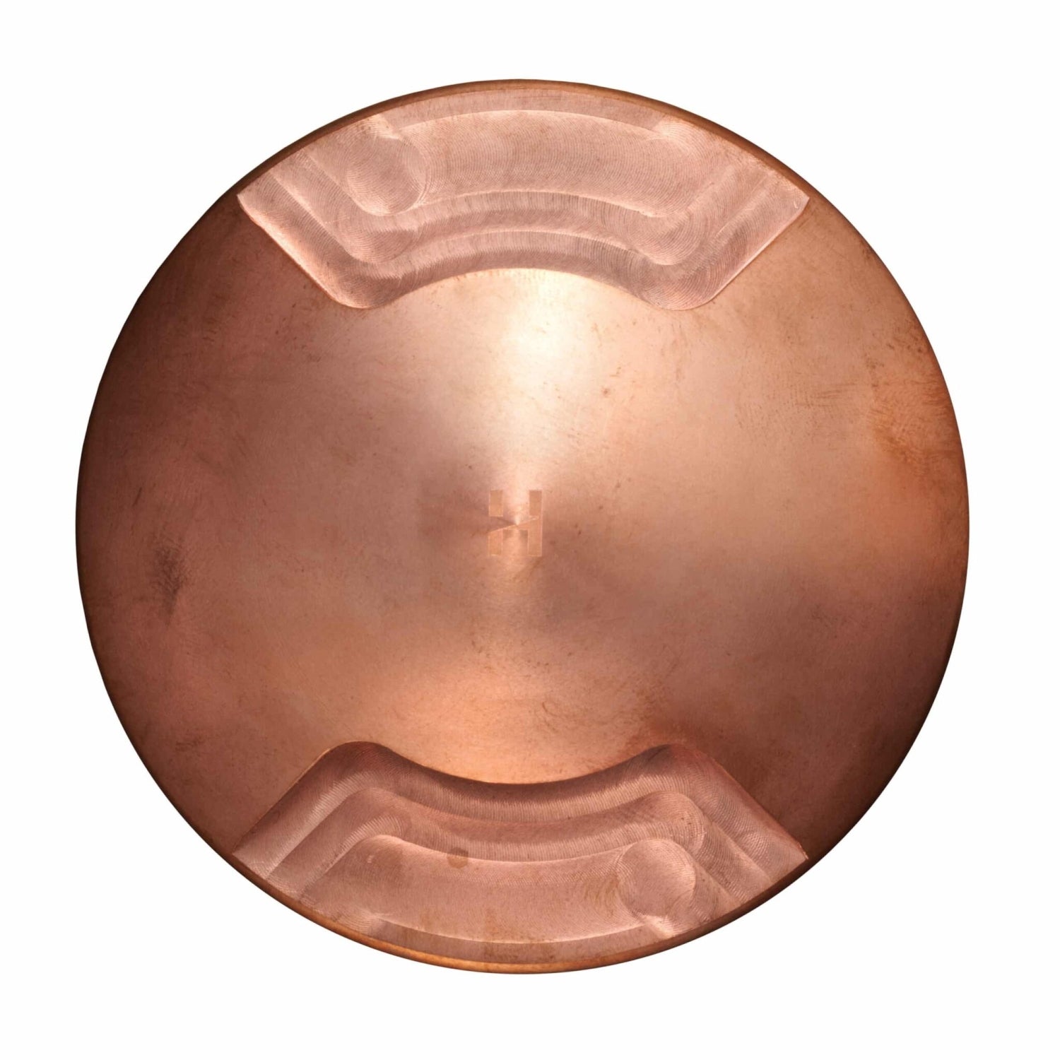 Hunza Pure LED SLIM Recessed Path Light 2 Facet Opposites - Copper - Low Voltage