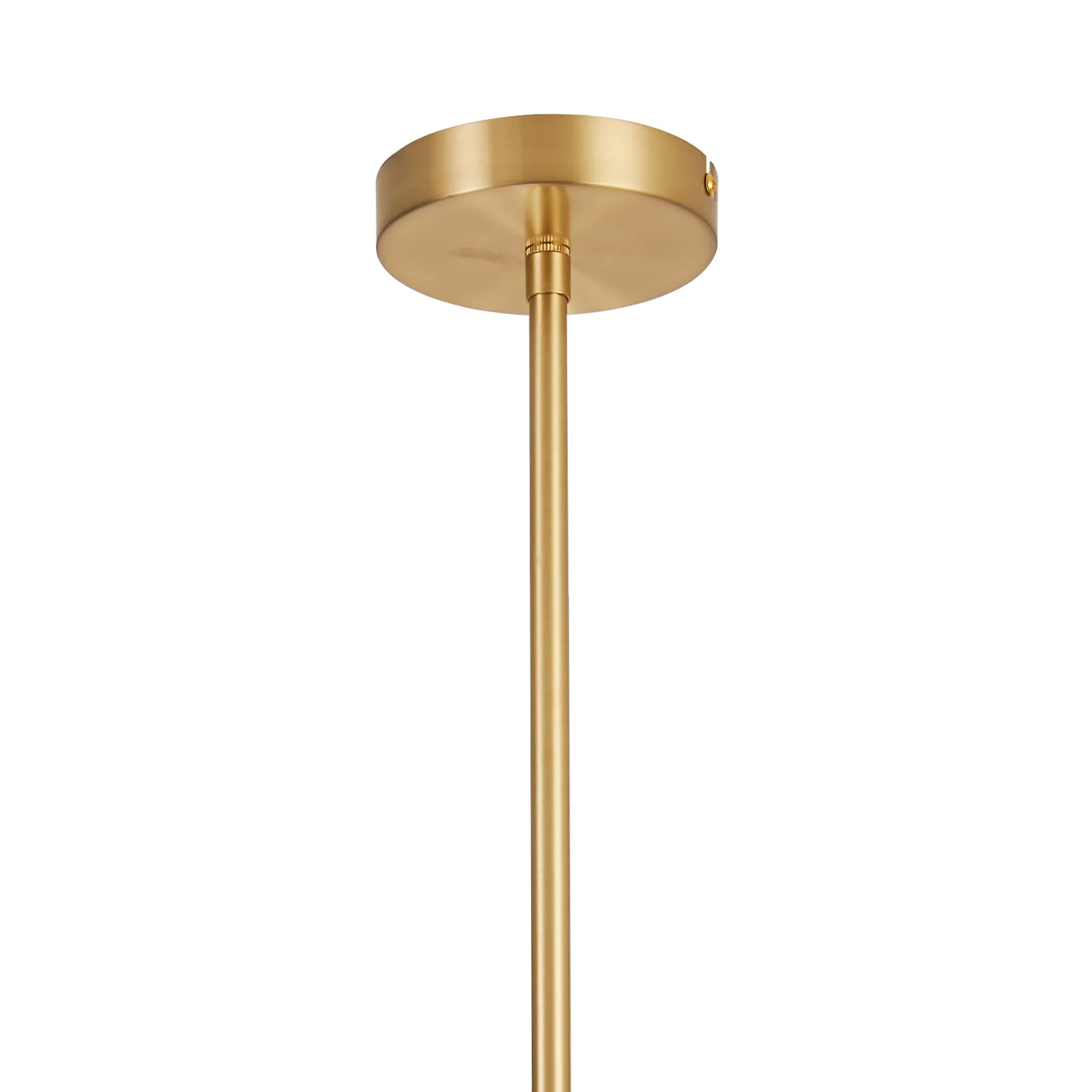 Deacon Vertical Linear Telescopic Pendant (Frame Only) 6 Light - Satin Gold