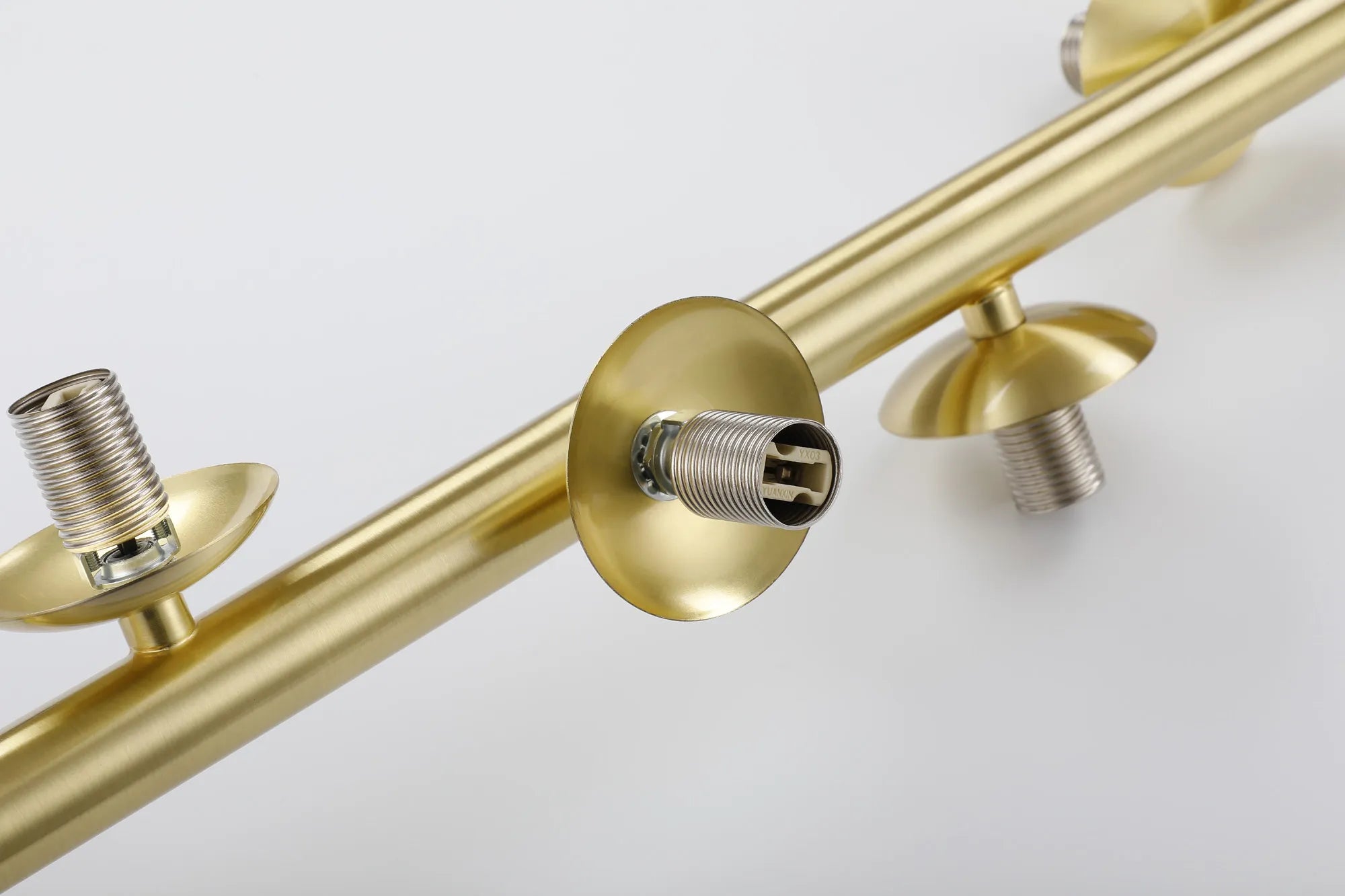 Deacon Table Lamp Without Shade 4 Light - Satin Gold