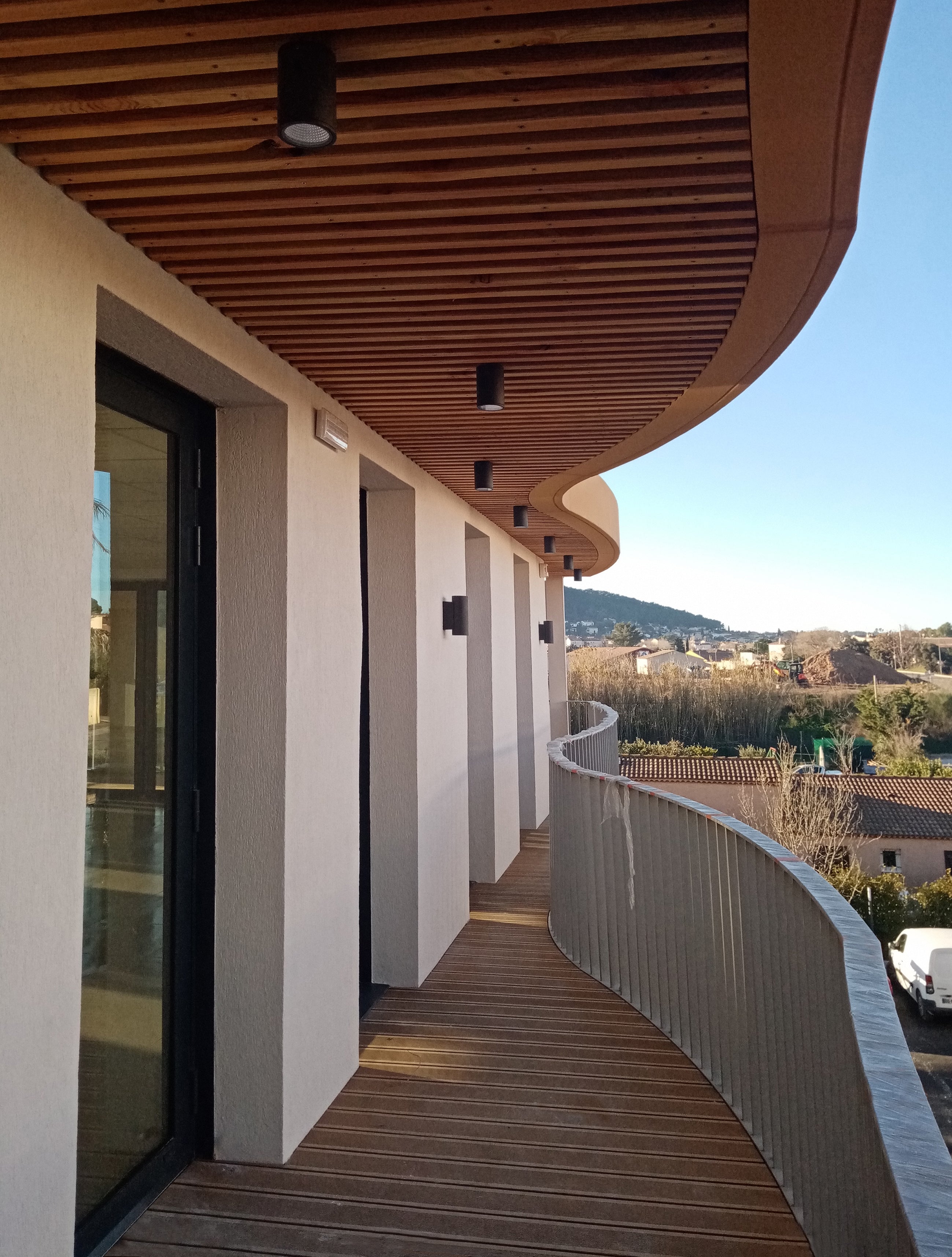 Collingwood LUXI 290 Up & Down LED Wall Light IP54 - Anthracite