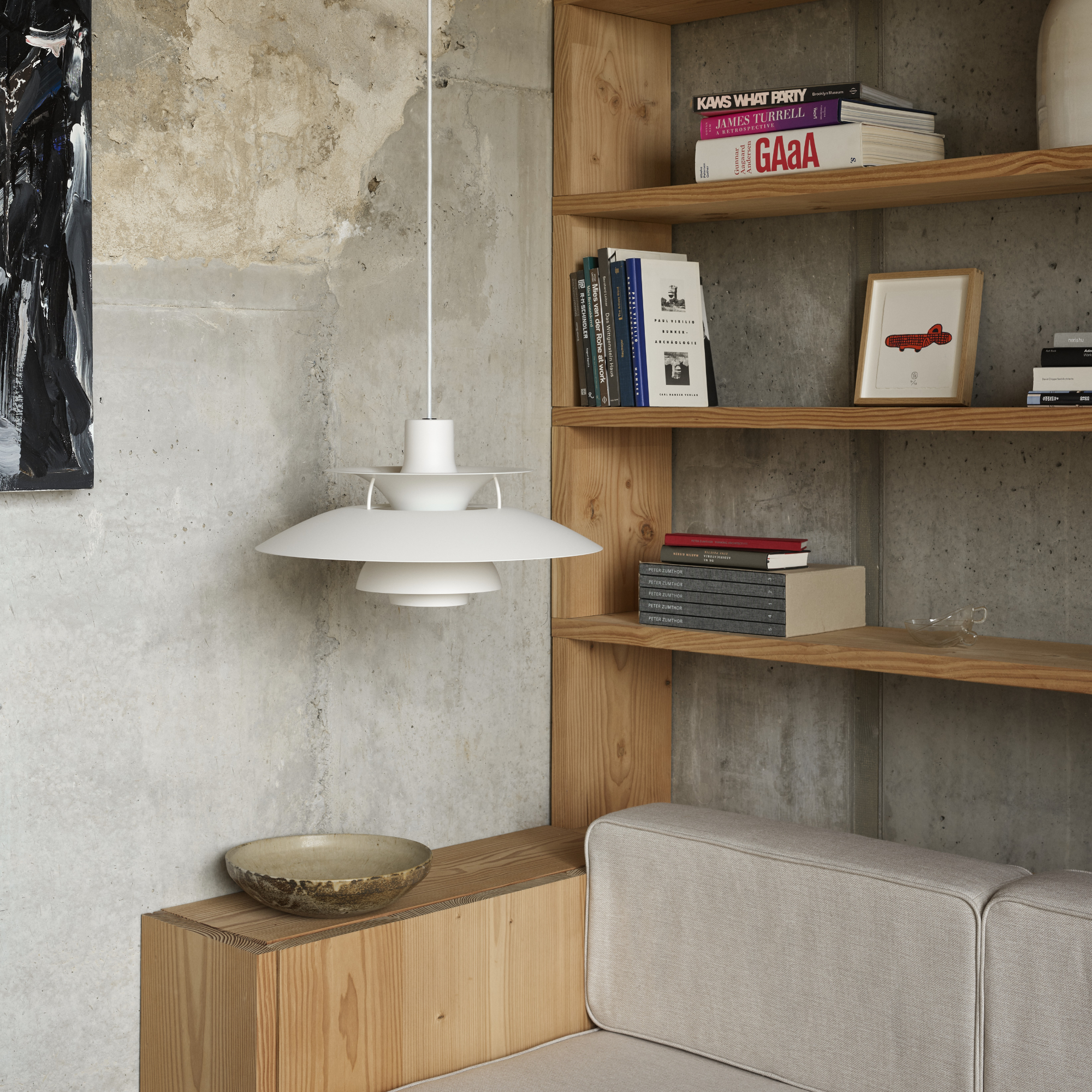 Louis Poulsen PH 5 Pendant Light - Monochrome Collection