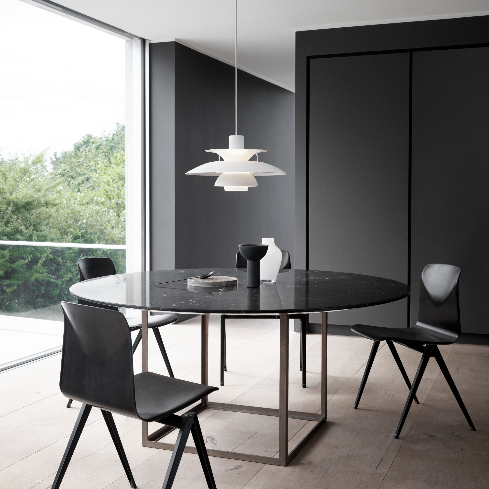 Louis Poulsen PH 5 Pendant Light - White Collection