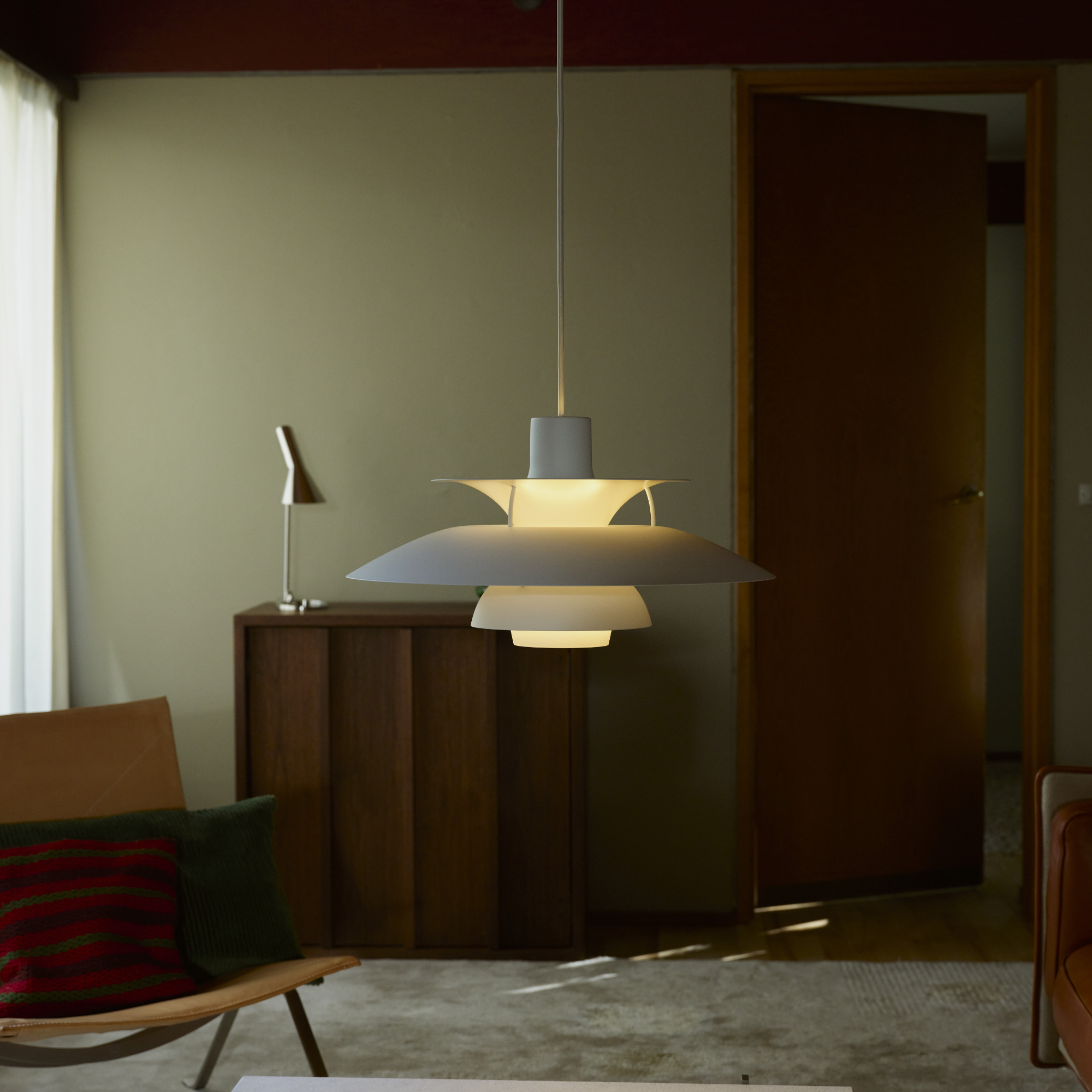 Louis Poulsen PH 5 Pendant Light - White Collection