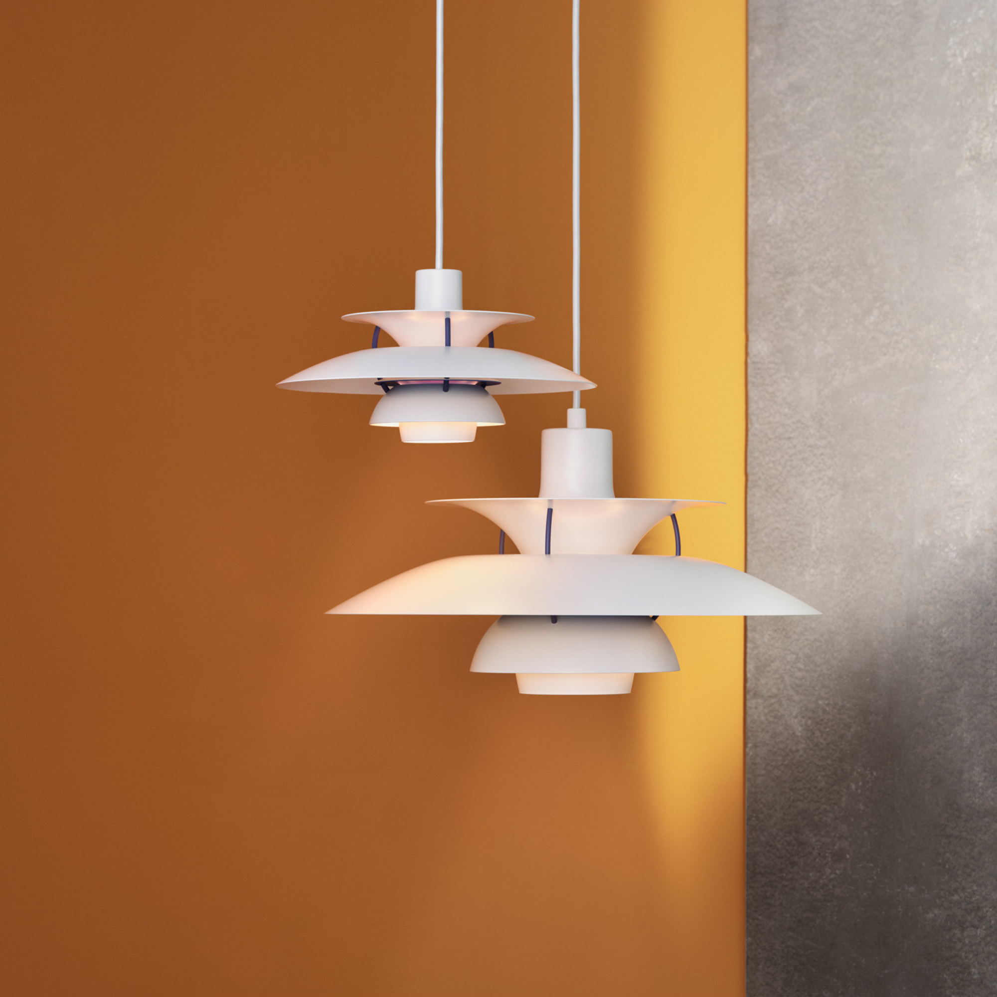 Louis Poulsen PH 5 Pendant Light - White Collection