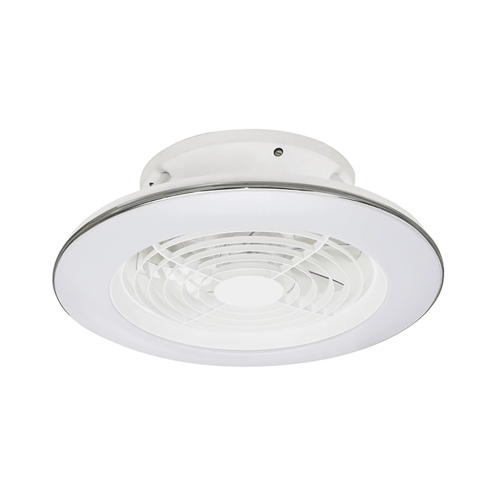 Mantra Alisio Mini 70W LED Dimmable Ceiling Light & Fan, Remote Controlled, White
