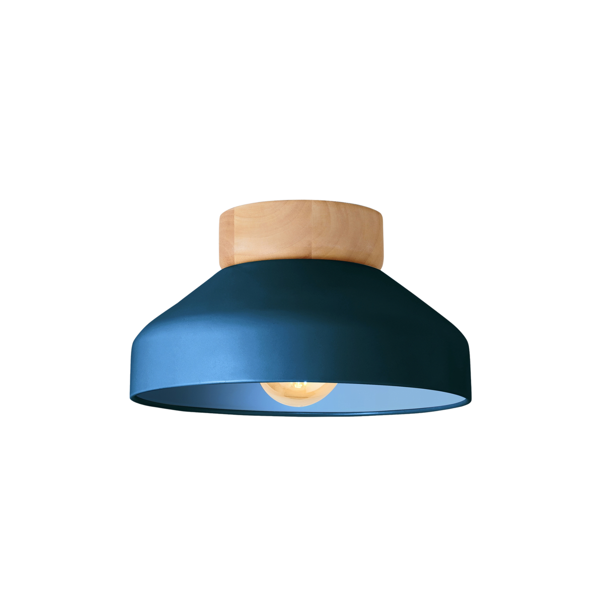 MADE.COM Albert Flush Ceiling Light - Navy