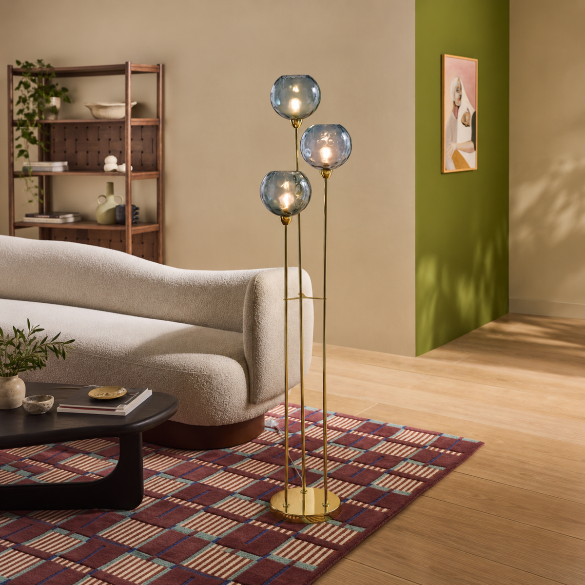 MADE.COM Ilaria Floor Lamp - Blue
