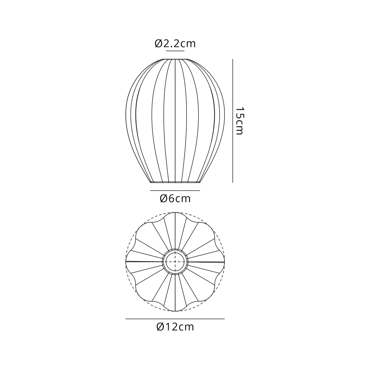 Fabula Western Short Arm Wall Light - Polished Chrome & Opal Tulip Glass Shade - IP44