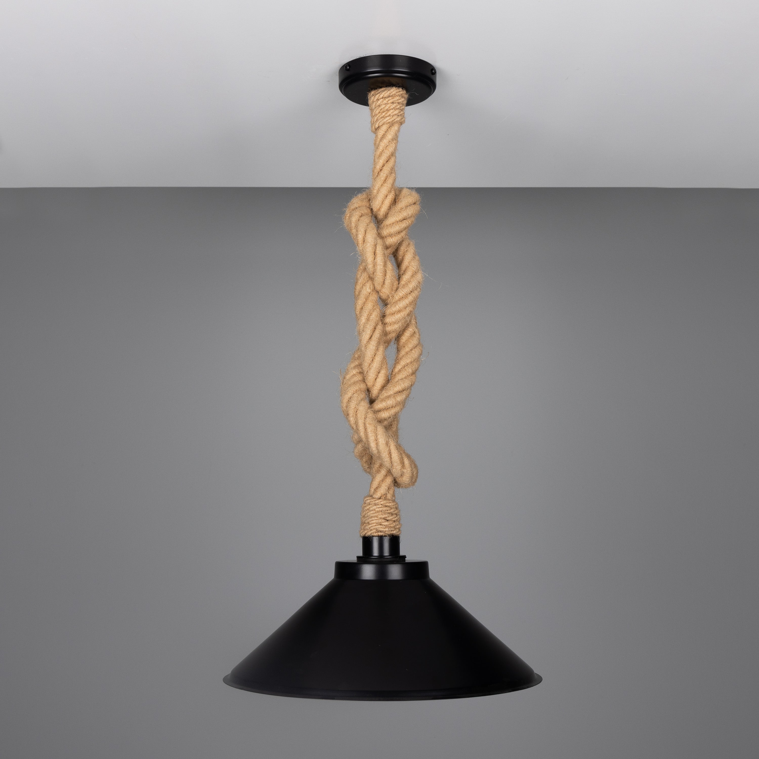 Mullan Naxos Rope Pendant with Finish Options