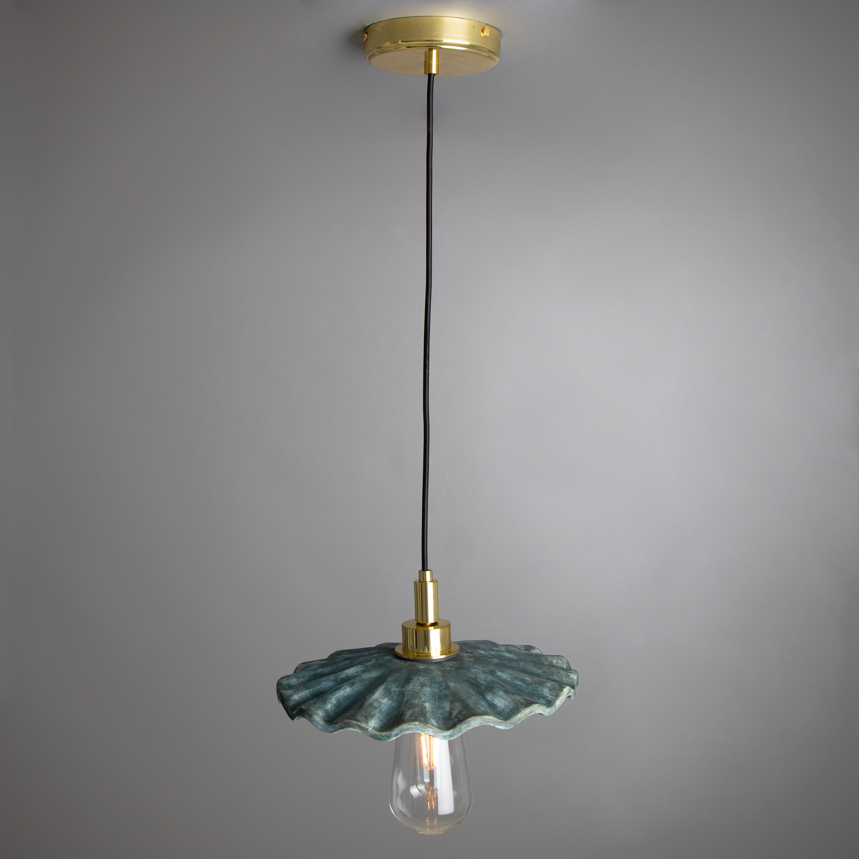Mullan Kirhii Pendant - Blue Earth with Finish Options