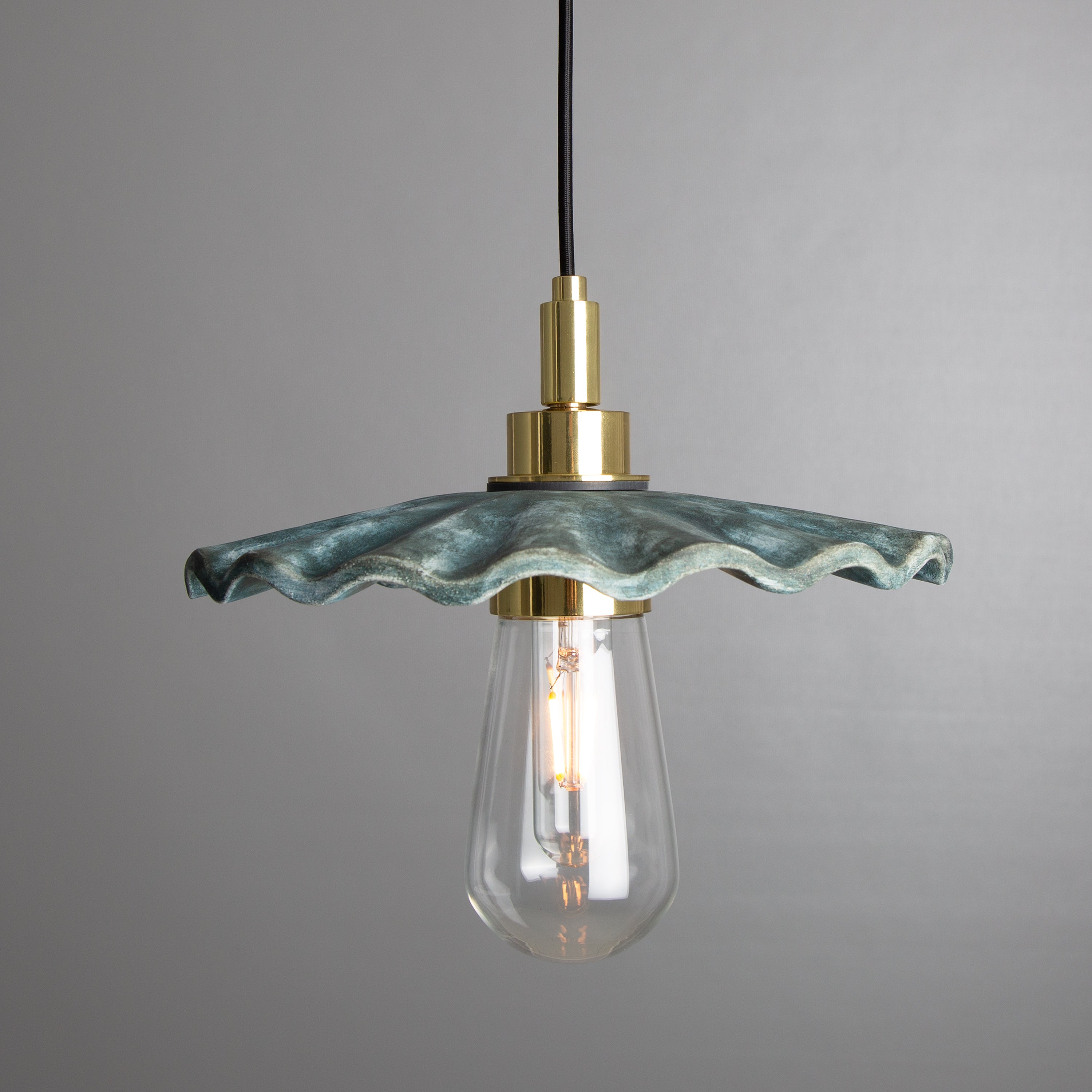 Mullan Kirhii Pendant - Blue Earth with Finish Options