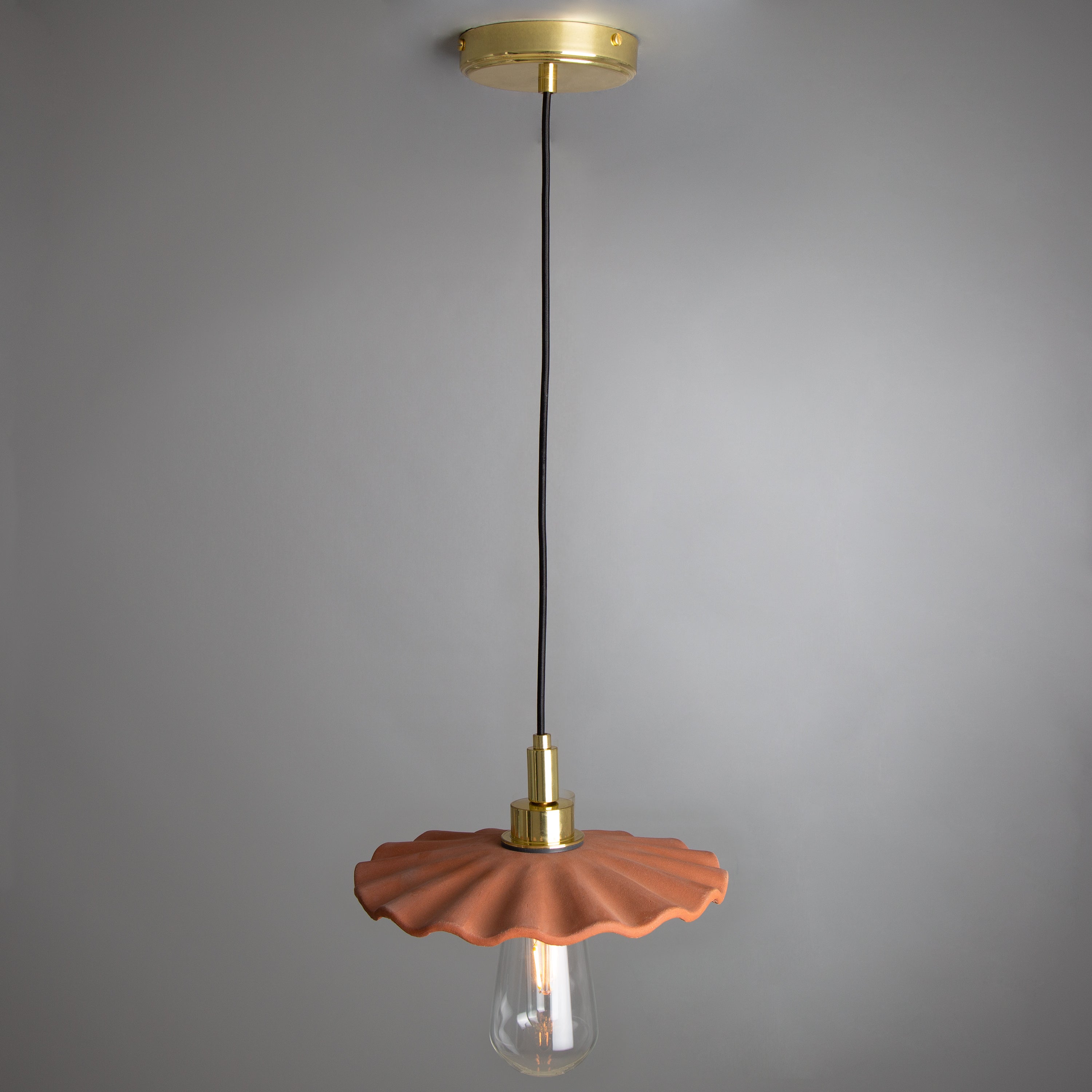 Mullan Kirhii Pendant - Red Iron with Finish Options