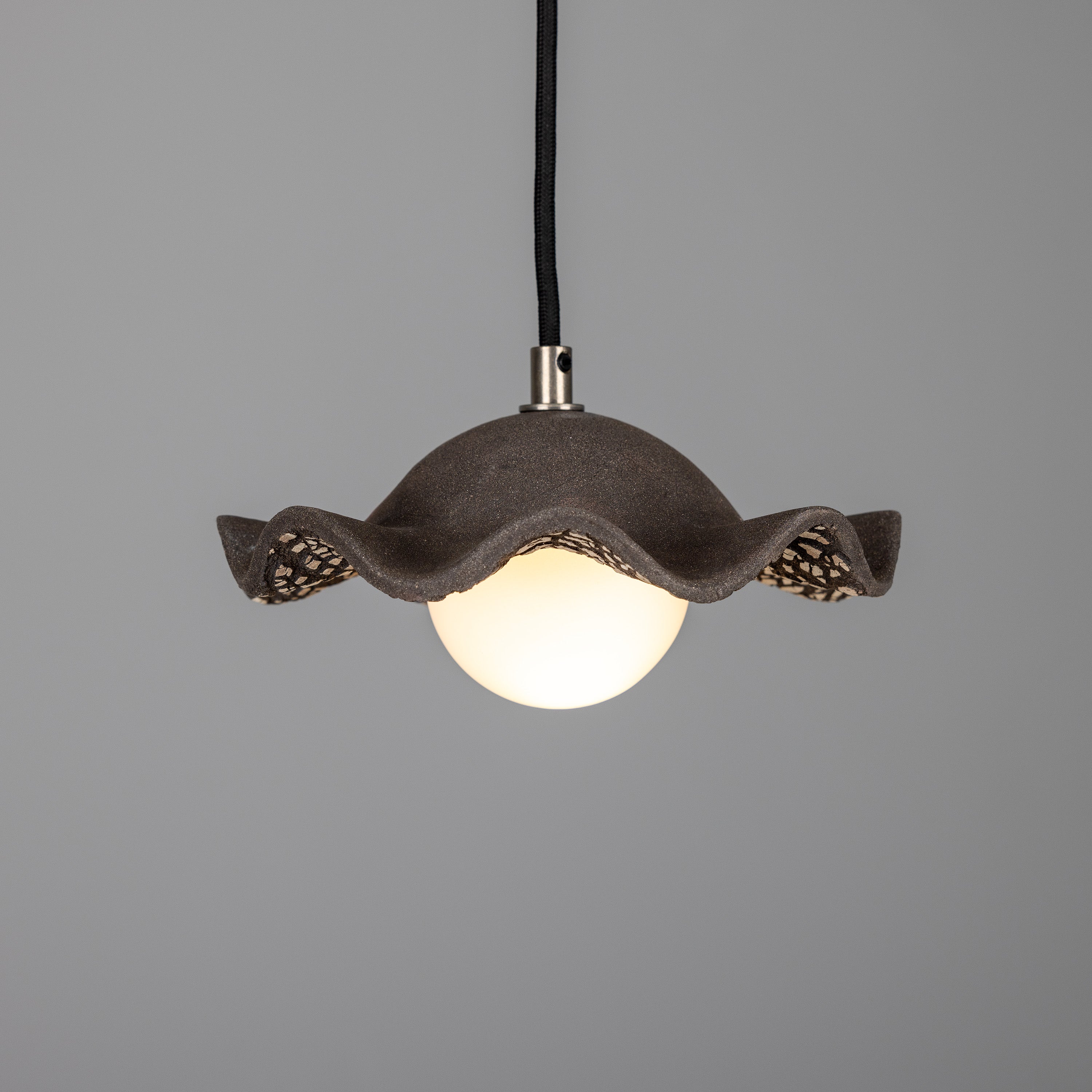 Mullan Rivale Pendant - Black Clay with Finish Options