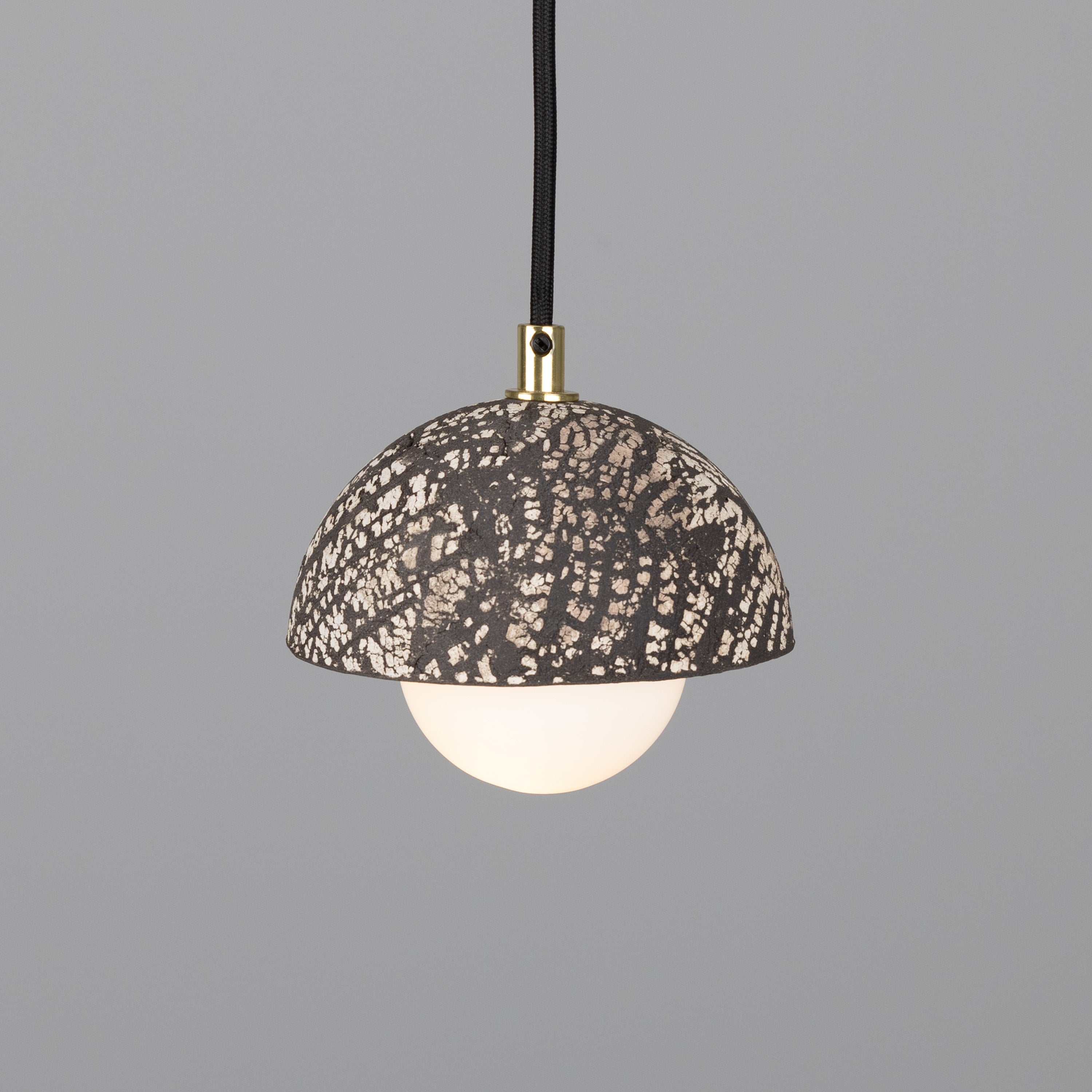 Mullan Ferox Pendant - Black Clay with Finish Options