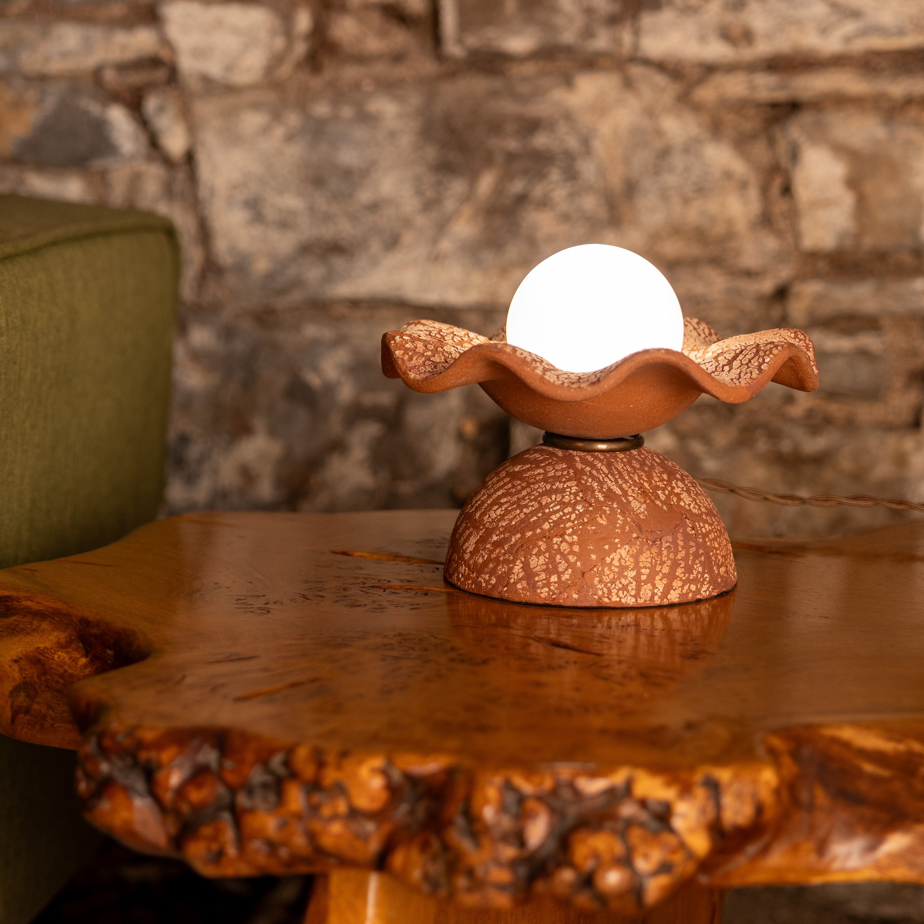 Mullan Rivale Table Lamp - Red Iron with Finish Options