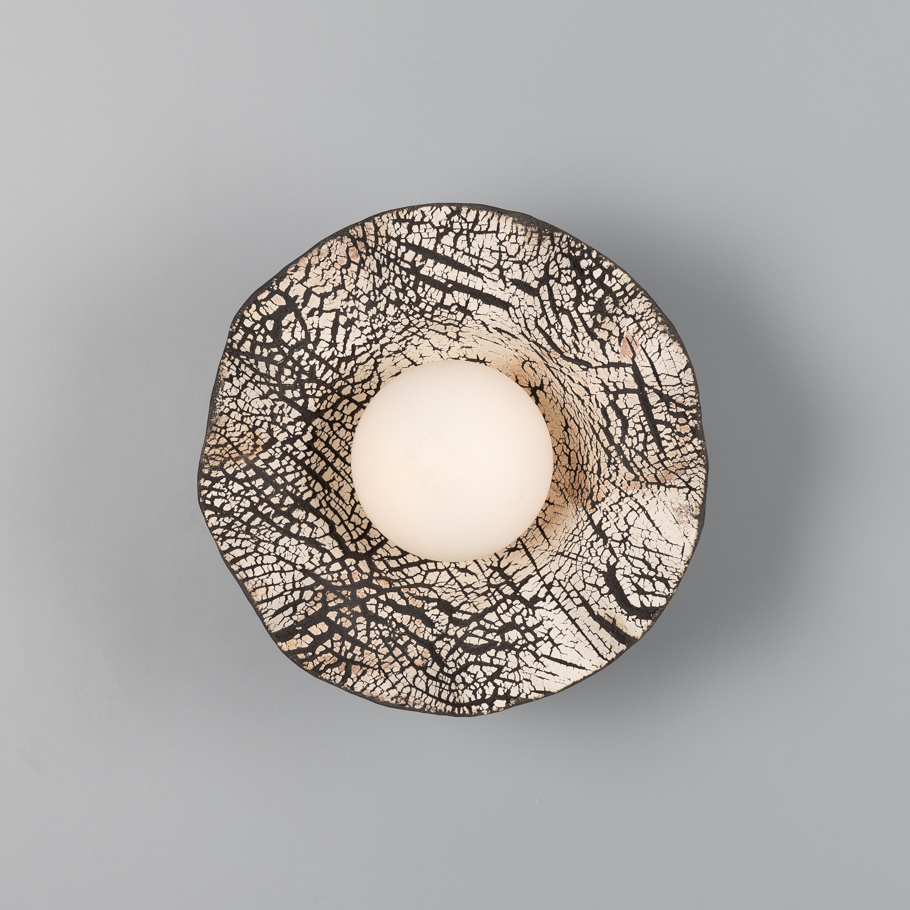 Mullan Rivale Wall Light - Black Clay with Finish Options