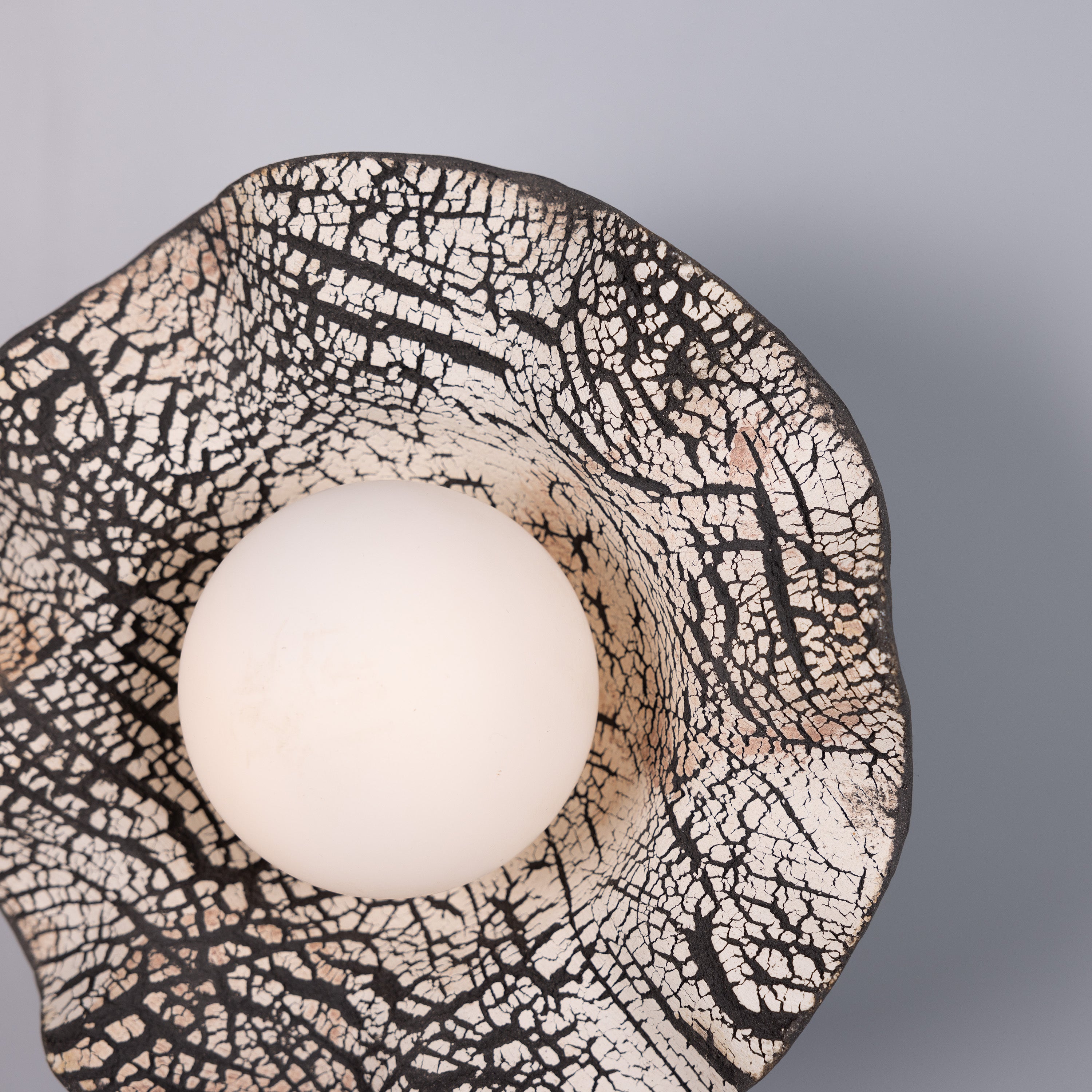 Mullan Rivale Wall Light - Black Clay with Finish Options